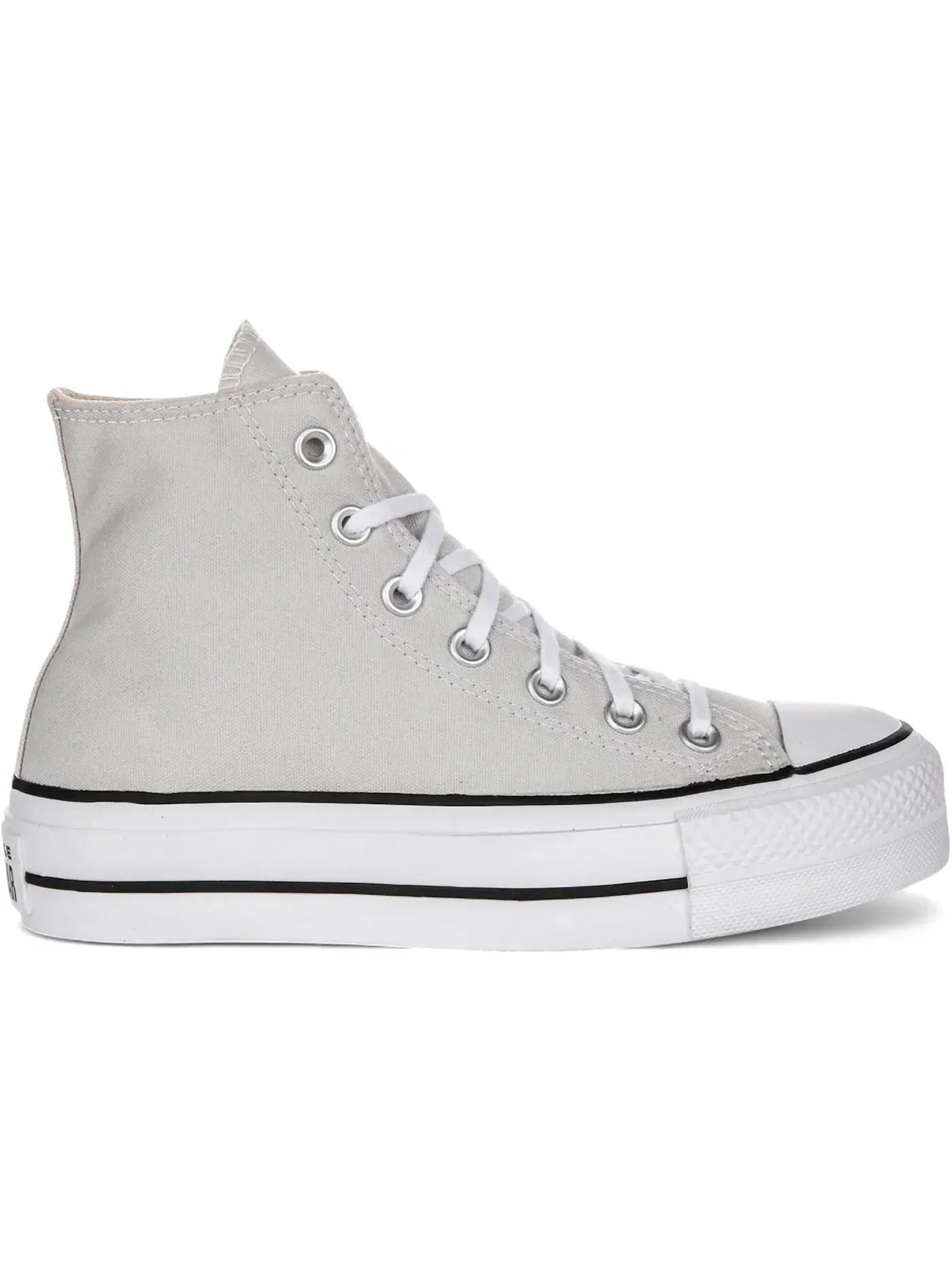 Женские кроссовки на платформе Converse Chuck Taylor All Star Lift Platform Hi — изображение 1 из 2, серый/белый/черный