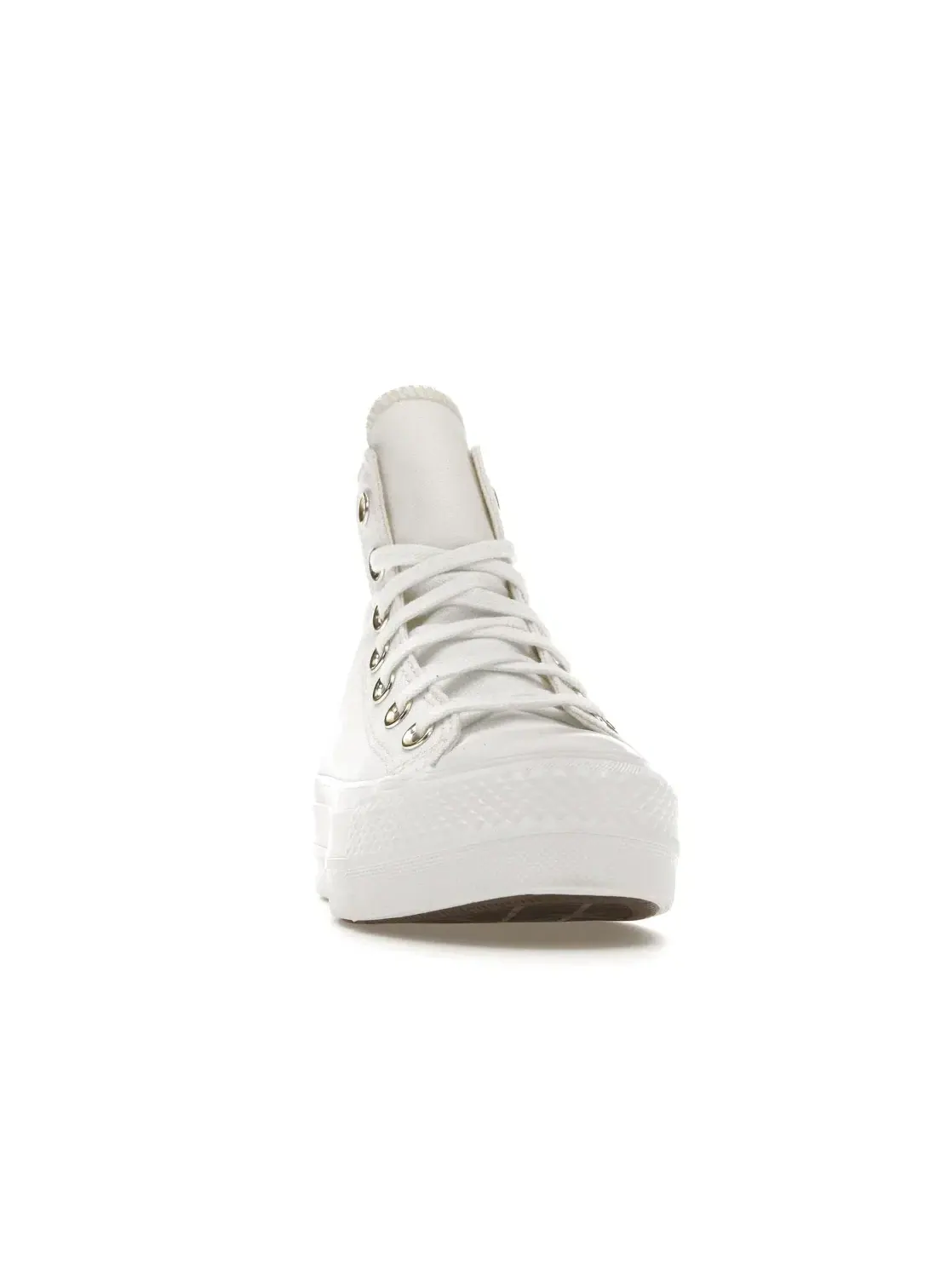 Женские кеды на платформе Converse Chuck Taylor All Star Lift Platform Elevated — изображение 3 из 5, белый белый золотистый