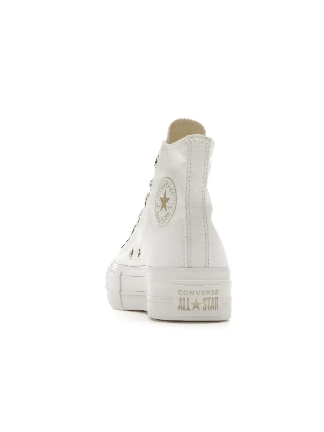 Женские кеды на платформе Converse Chuck Taylor All Star Lift Platform Elevated — изображение 5 из 5, белый белый золотистый