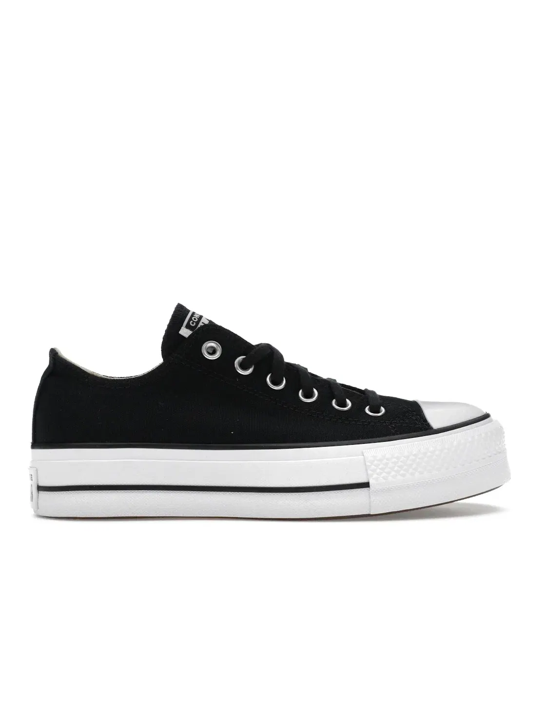 Женские кроссовки на платформе Converse Chuck Taylor All Star Lift Platform Low — изображение 1 из 5, черный/белый/белый