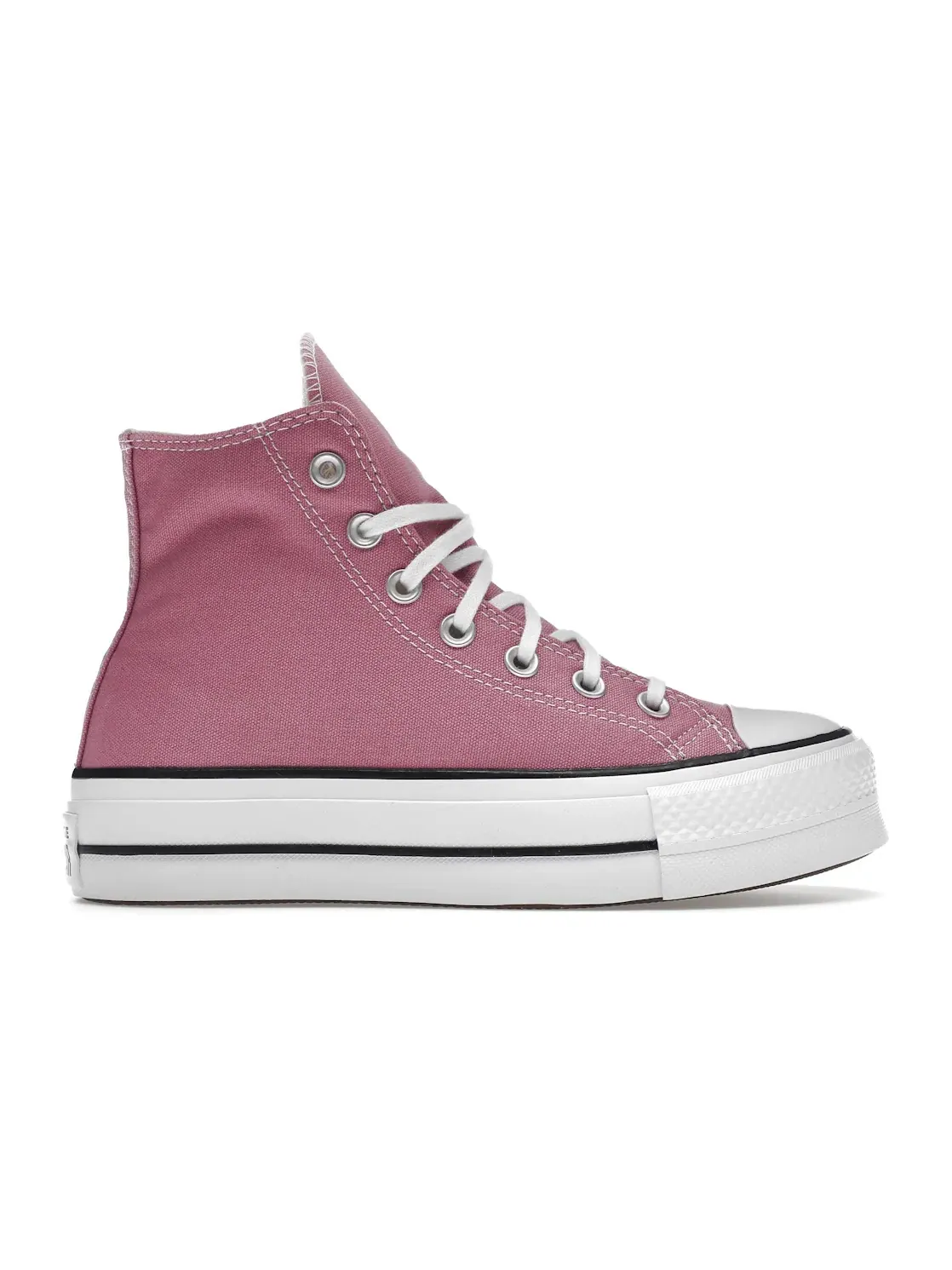 Женские кеды на платформе Magic Flamingo Converse — изображение 1 из 4, белый/черный