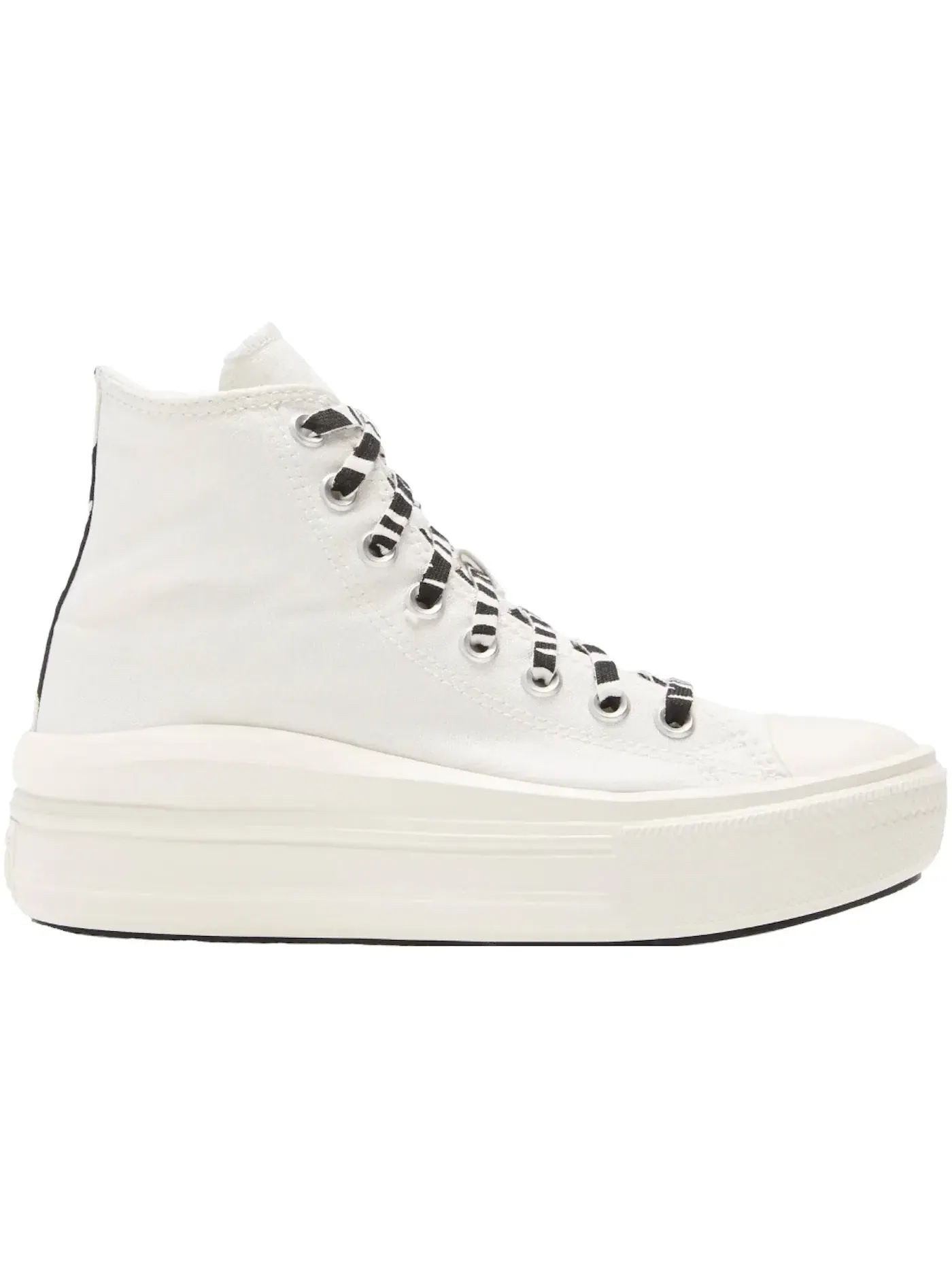 Женские кроссовки с принтом Converse Chuck Taylor All Star Move Hi — изображение 1 из 2, черный