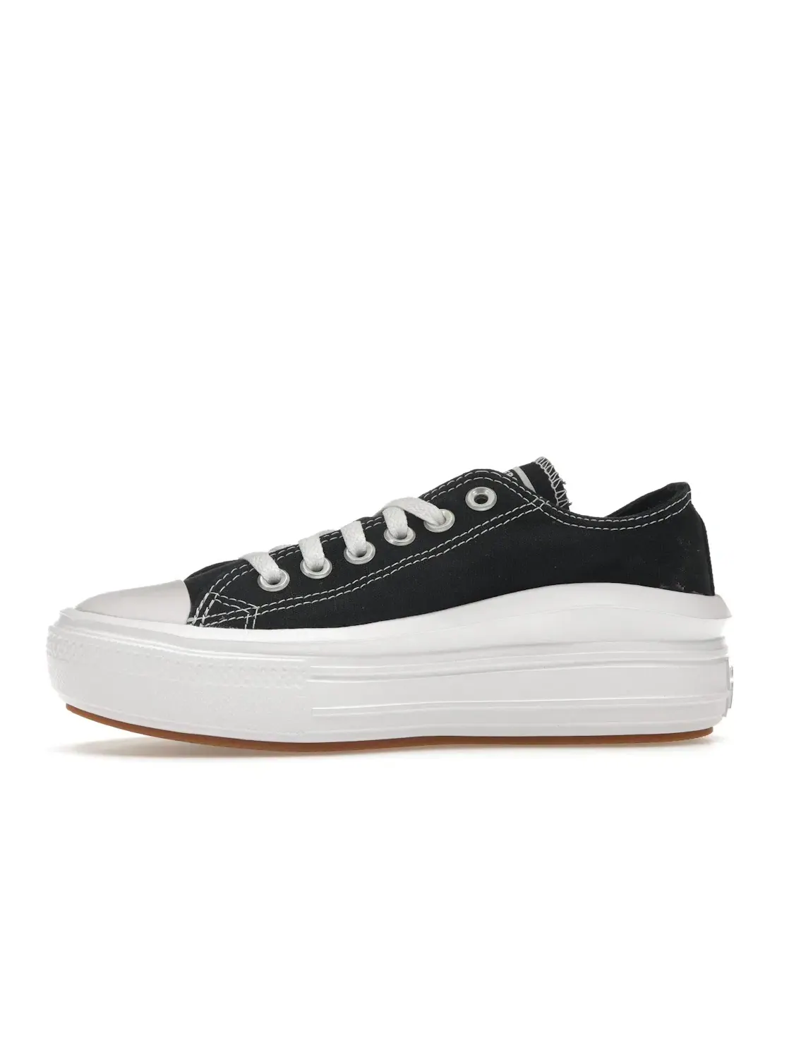 Женские кроссовки Lifestyle Converse Chuck Taylor All Star Move Ox — изображение 4 из 5, черный/белый
