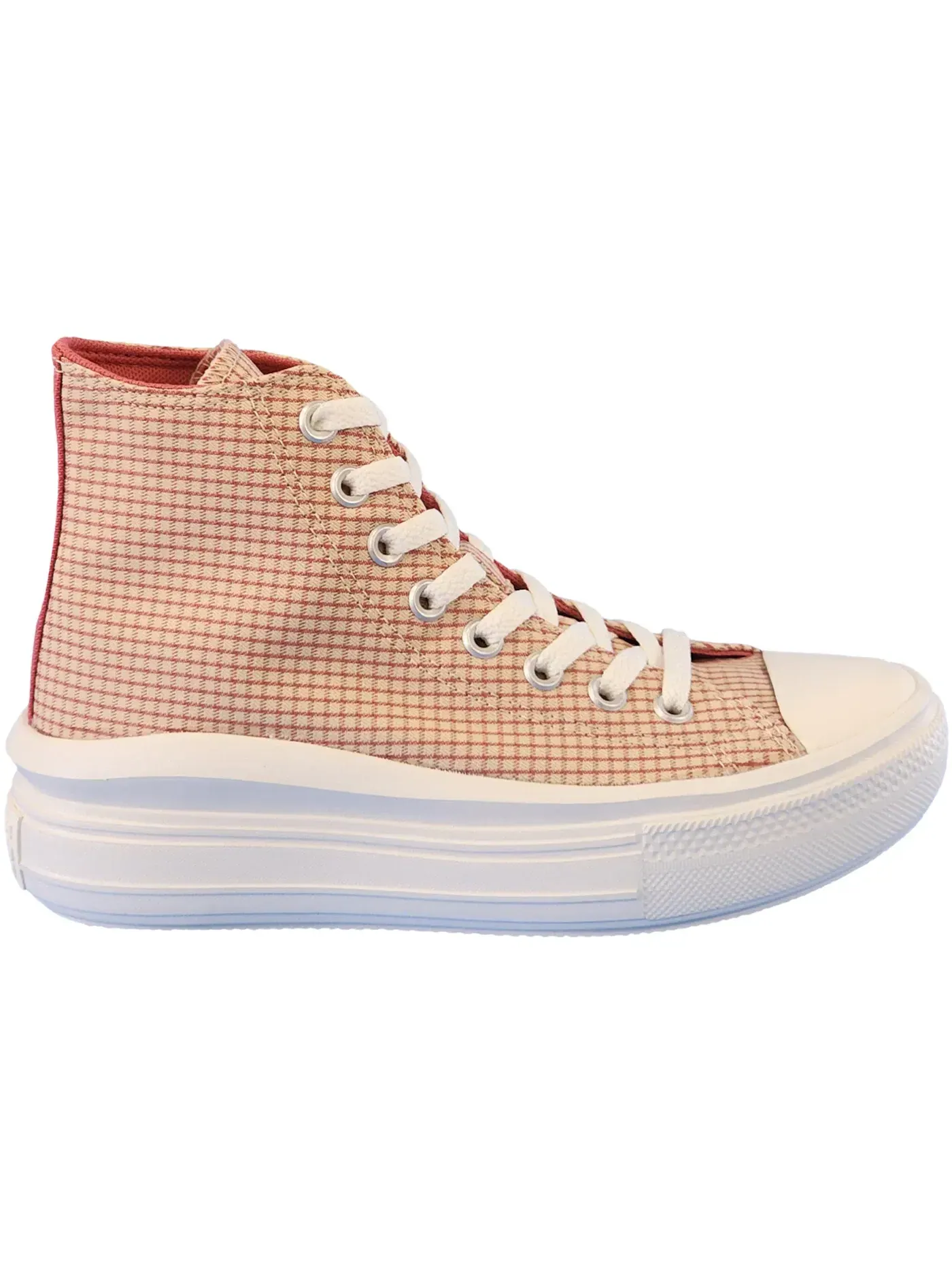 Женские кроссовки на платформе Converse Chuck Taylor All Star Move Platform Hi, Oat Milk/Rhubarb Pie/Egret