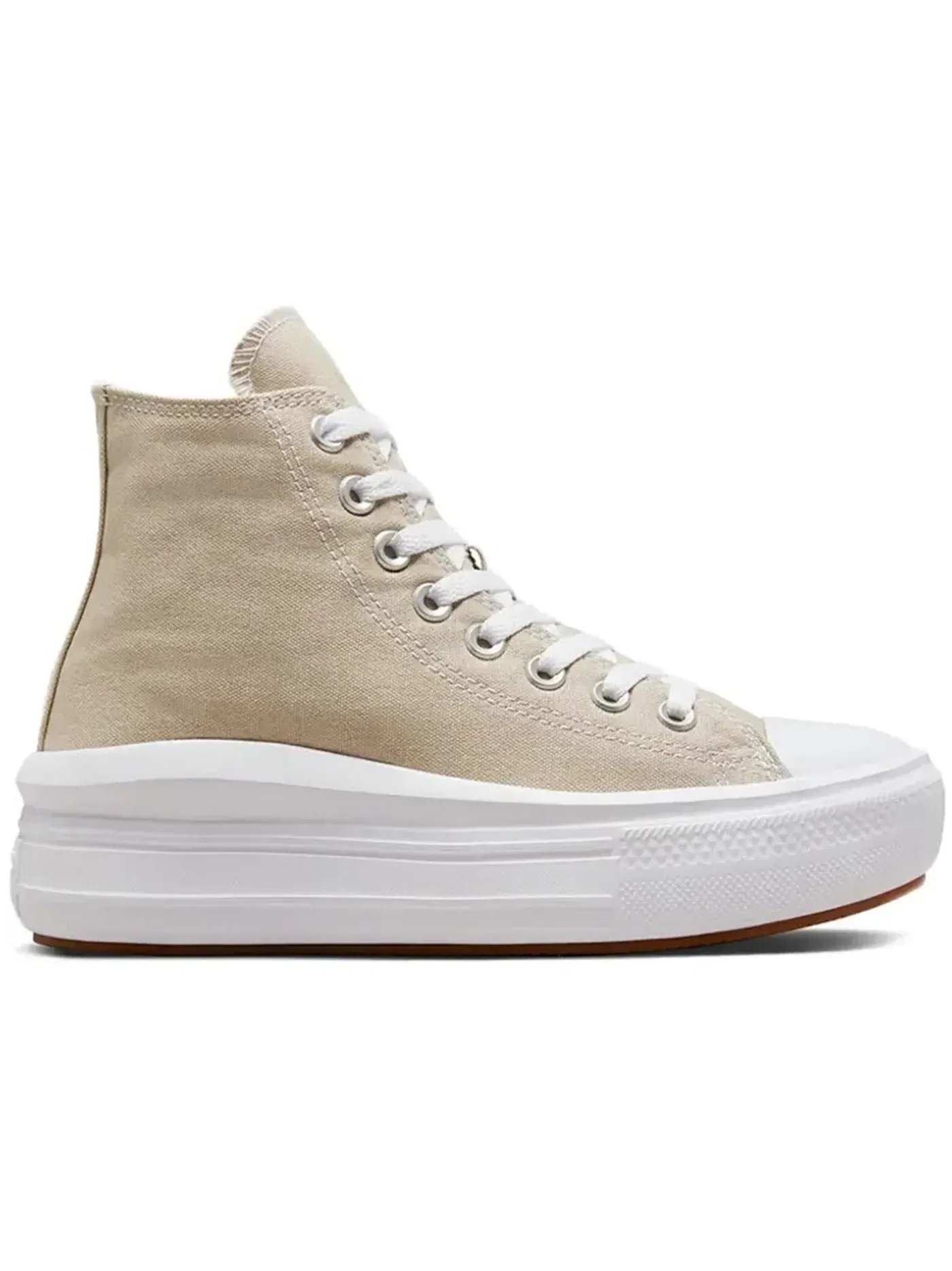 Женские кроссовки на платформе Converse Chuck Taylor All Star Move Platform Hi — изображение 1 из 2, белый