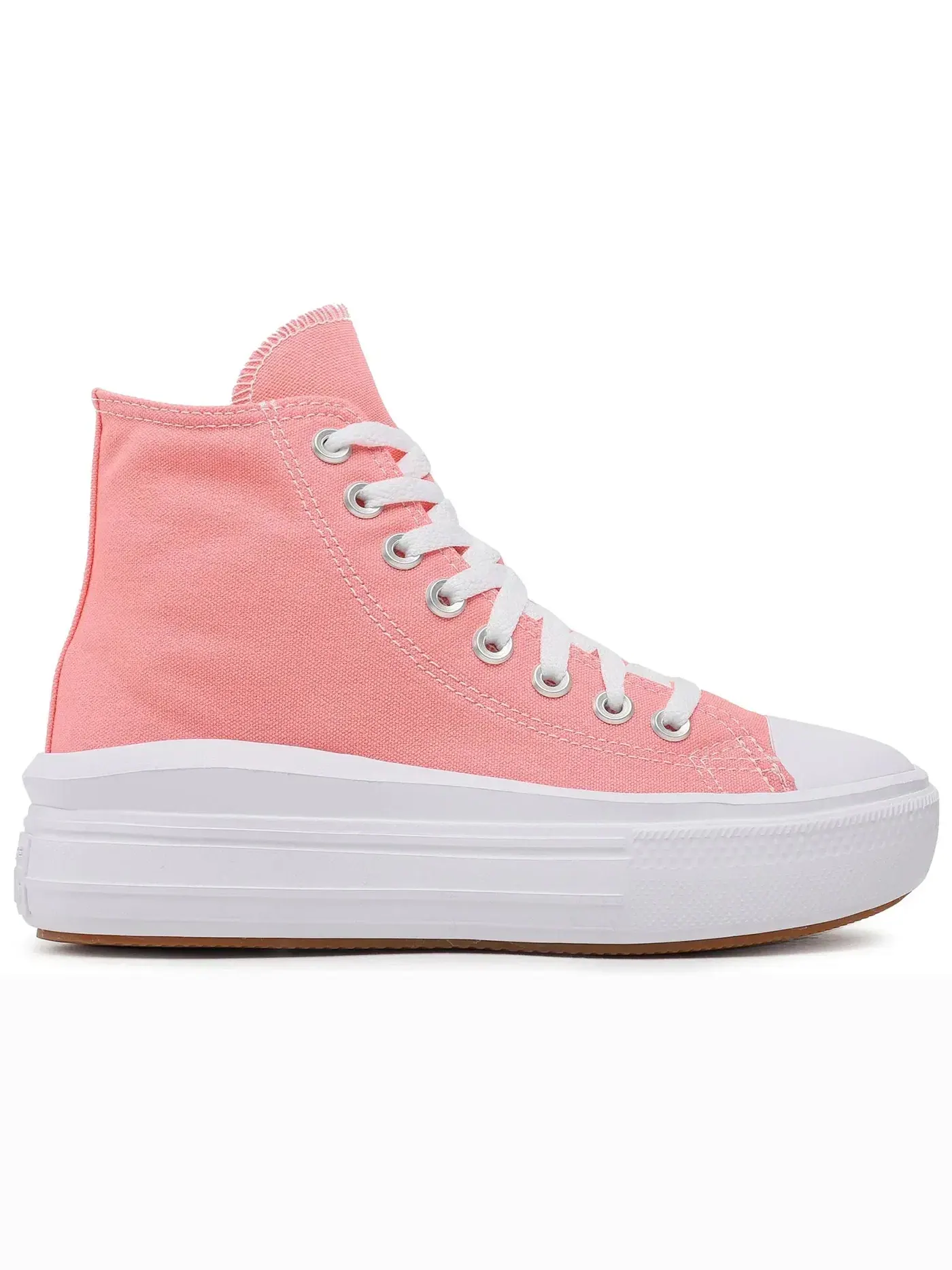 Женские кеды на платформе Converse Chuck Taylor All Star Move Platform Hi — изображение 1 из 2, белый/белый