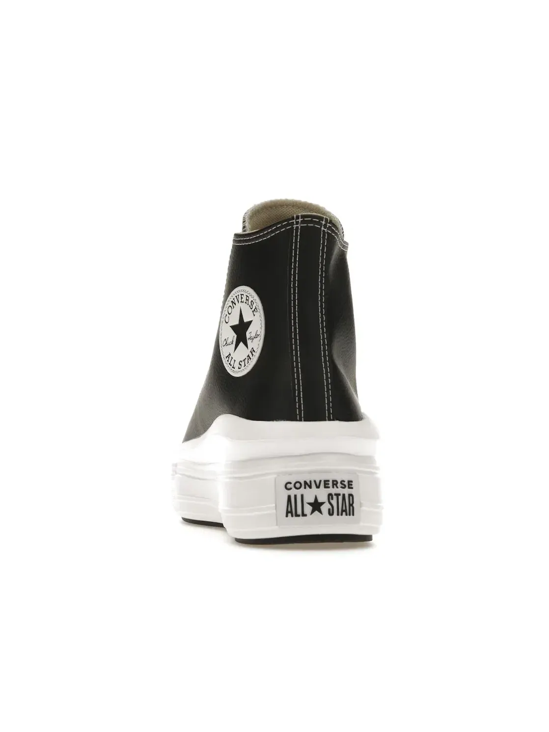 Женские кроссовки на платформе Converse Chuck Taylor All Star Move Platform Foundational Leather Converse, черный/белый/белый