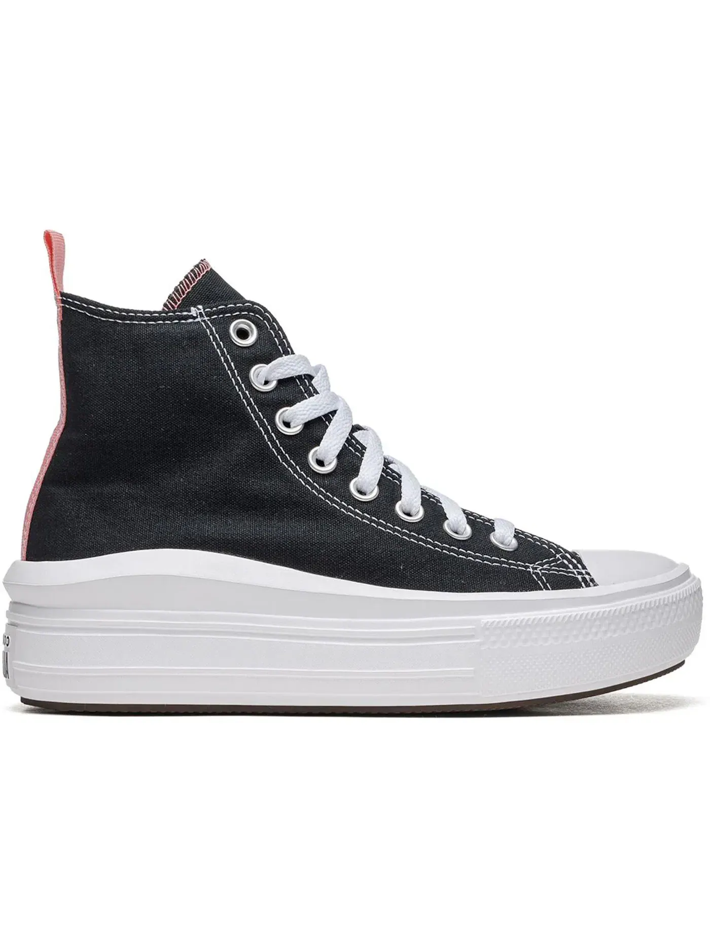 Детские кеды Lifestyle Converse Chuck Taylor All Star Move Platform — изображение 1 из 4, черный/розовый/белый