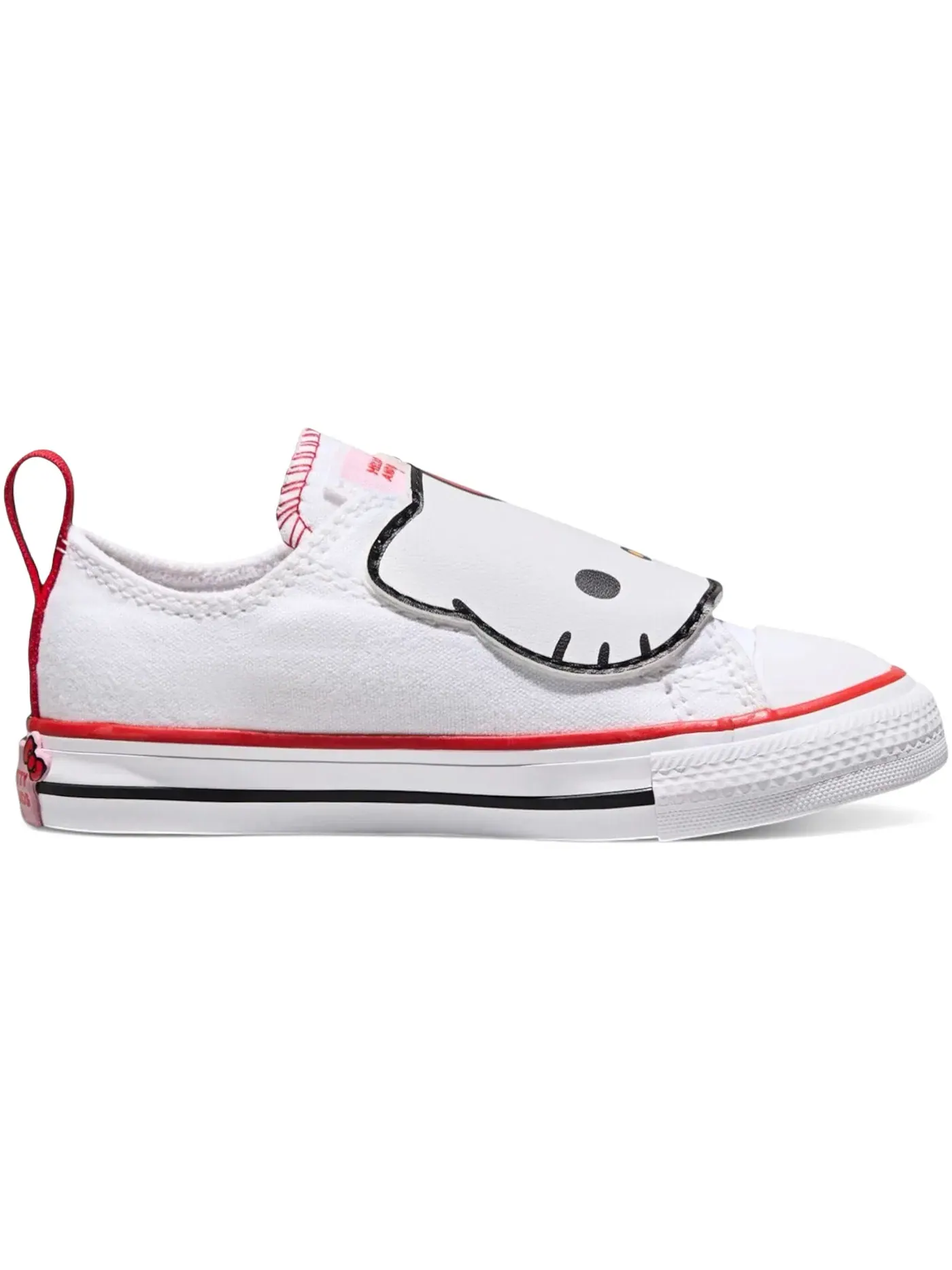 Детские кеды Lifestyle с ремешком Converse Chuck Taylor All Star One Strap — изображение 1 из 2, белый/белый/красный