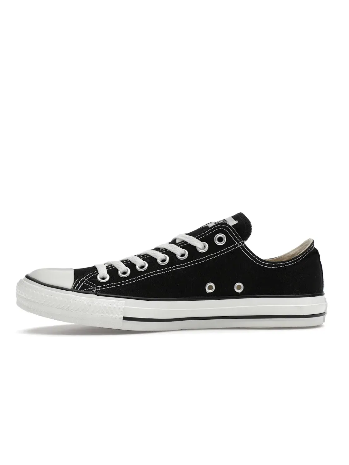 Мужские кроссовки без лишних деталей Converse Chuck Taylor All Star Ox — изображение 4 из 5, черный