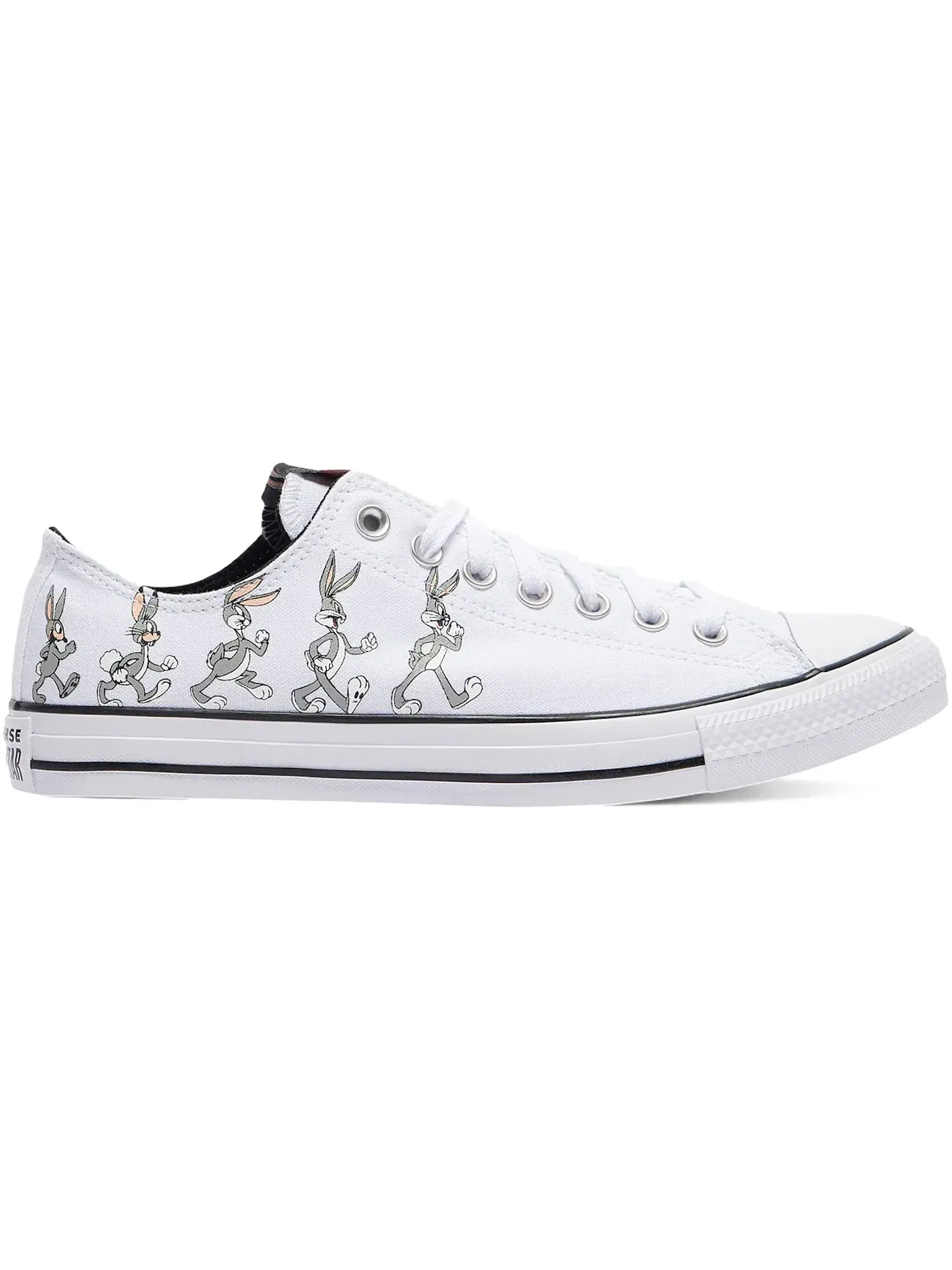 Мужские кеды с принтом Converse Chuck Taylor All Star Ox — изображение 1 из 2, серый/белый-черный