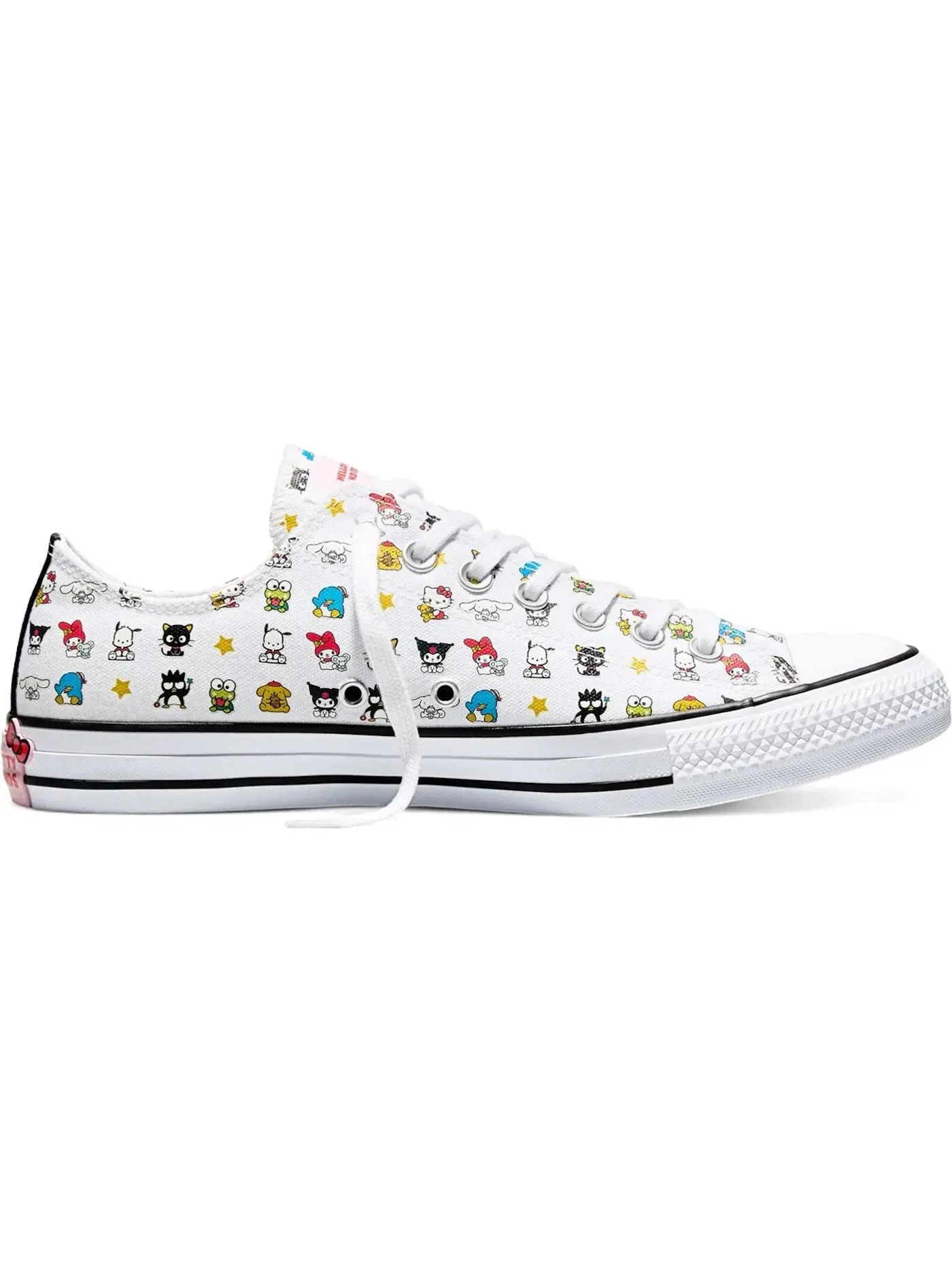 Мужские кеды Lifestyle Converse Chuck Taylor All Star Ox — изображение 1 из 2, белый/черный/розовый
