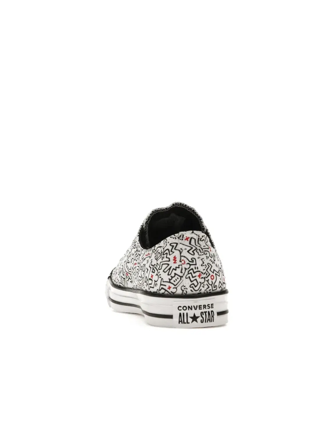 Мужские кроссовки Lifestyle Converse Chuck Taylor All Star Ox — изображение 5 из 5, белый/черный/красный