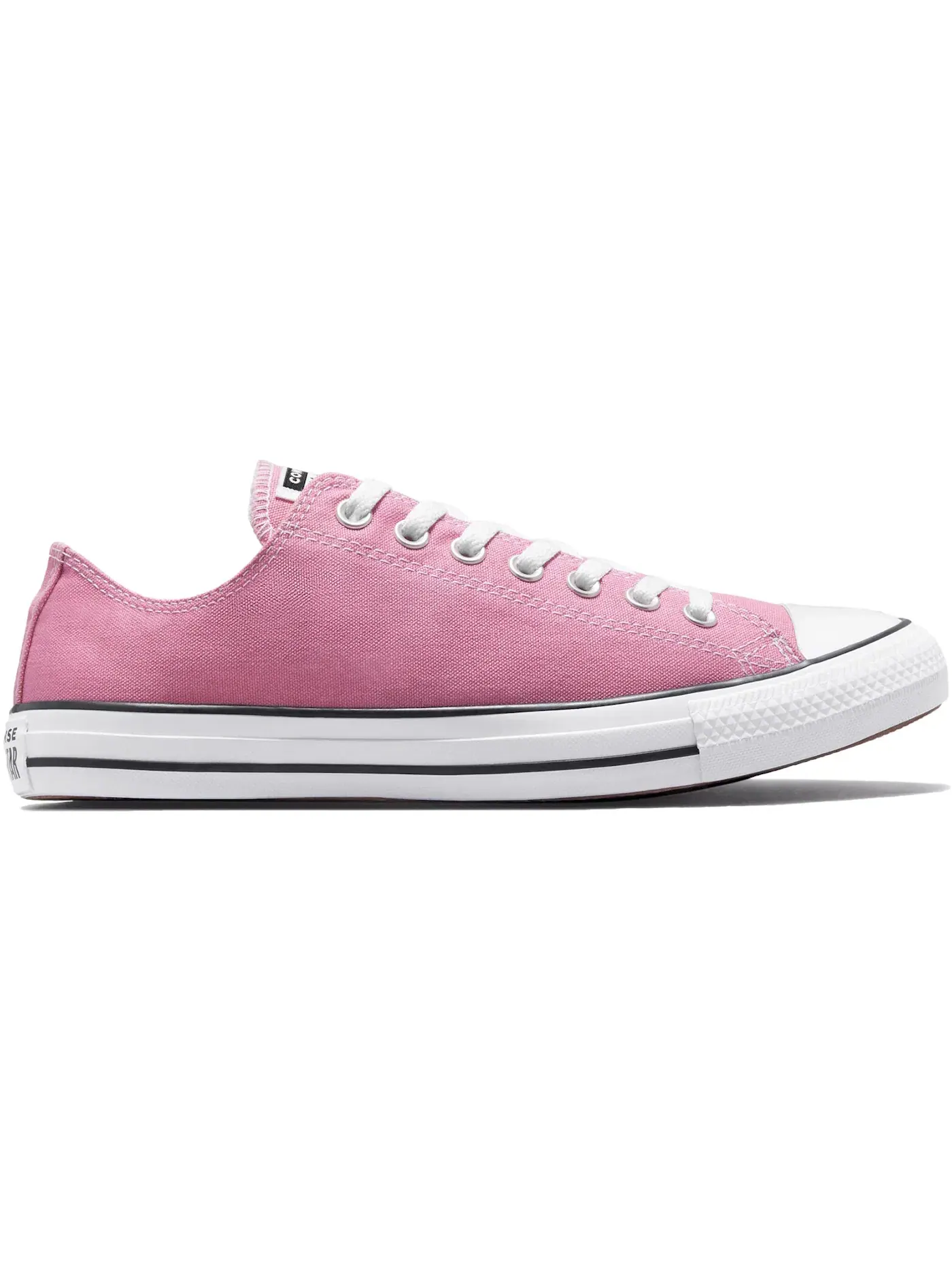 Кеды для девочек с принтом Converse Chuck Taylor All Star Ox — изображение 1 из 2, белый