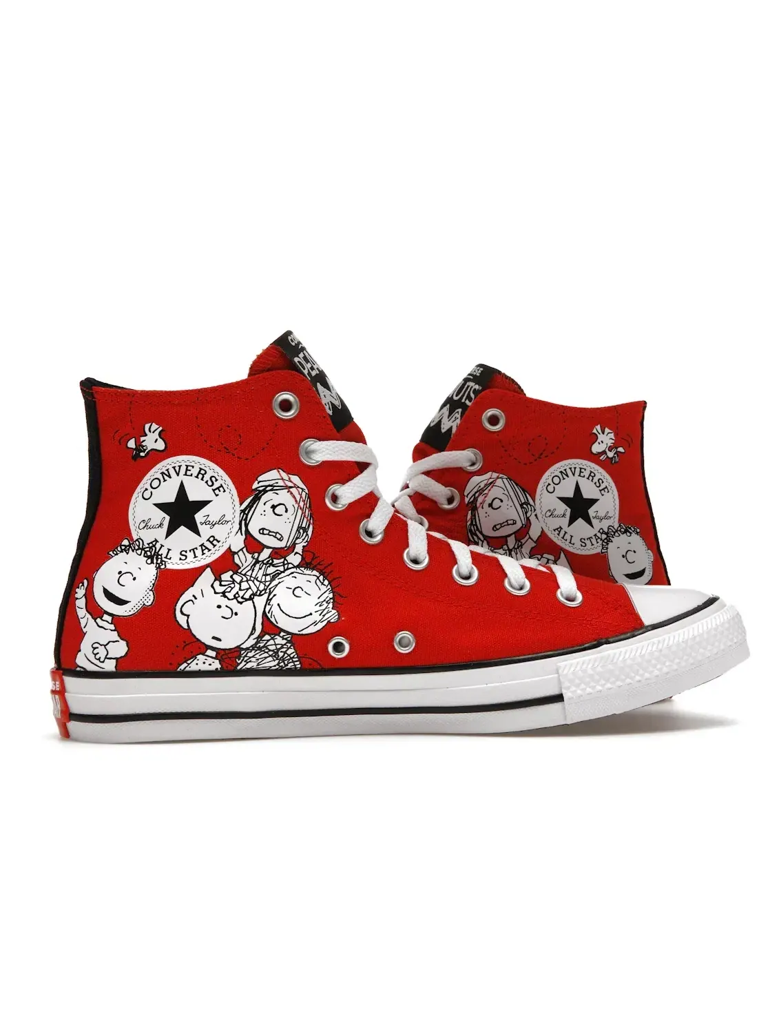 Детские кроссовки Peanuts Converse Chuck Taylor All Star Converse — изображение 4 из 5, красный/черный/белый
