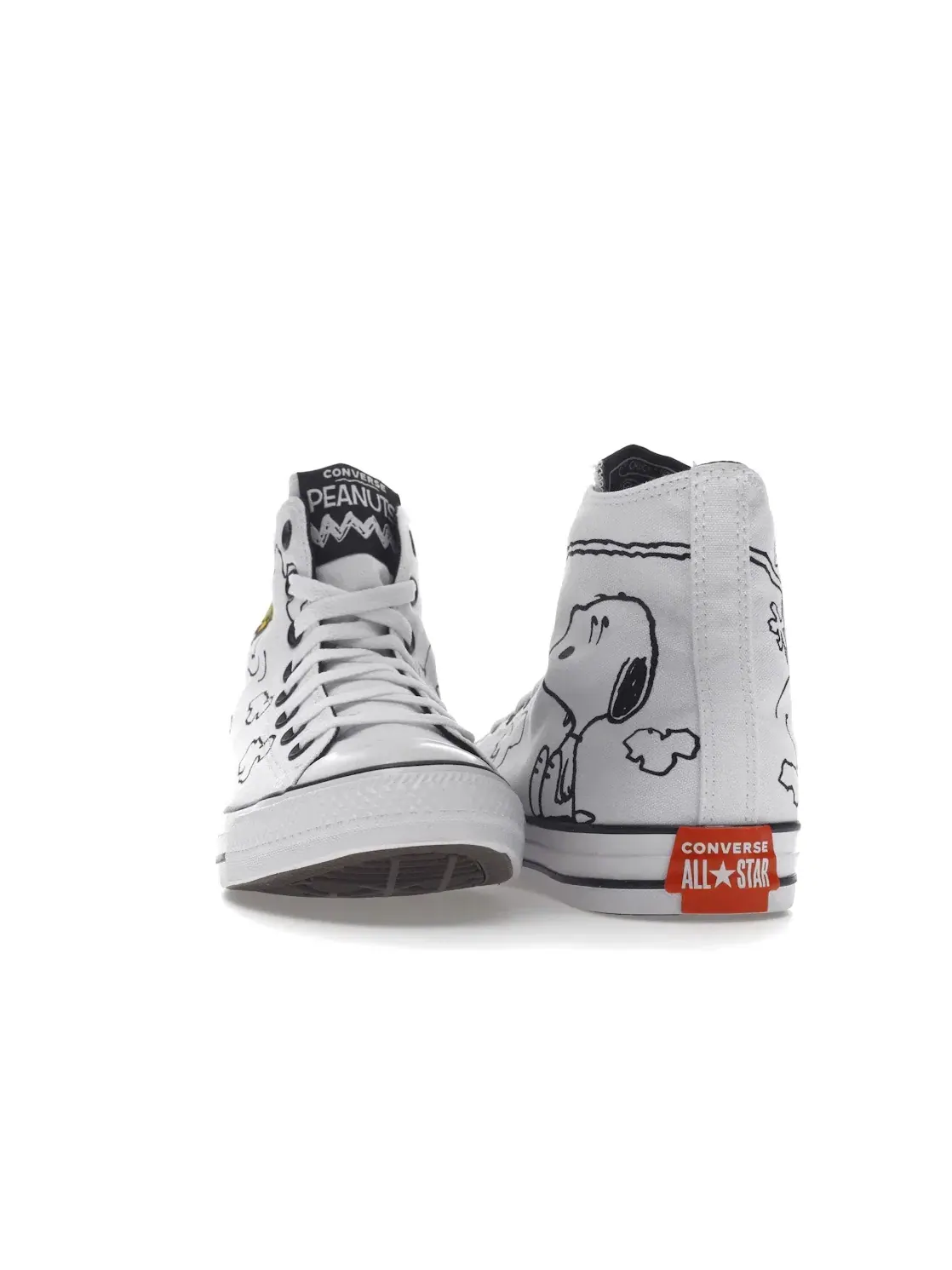 Кроссовки с принтом Converse Chuck Taylor All Star Peanuts Snoopy and Woodstock — изображение 3 из 5, белый/черный/красный