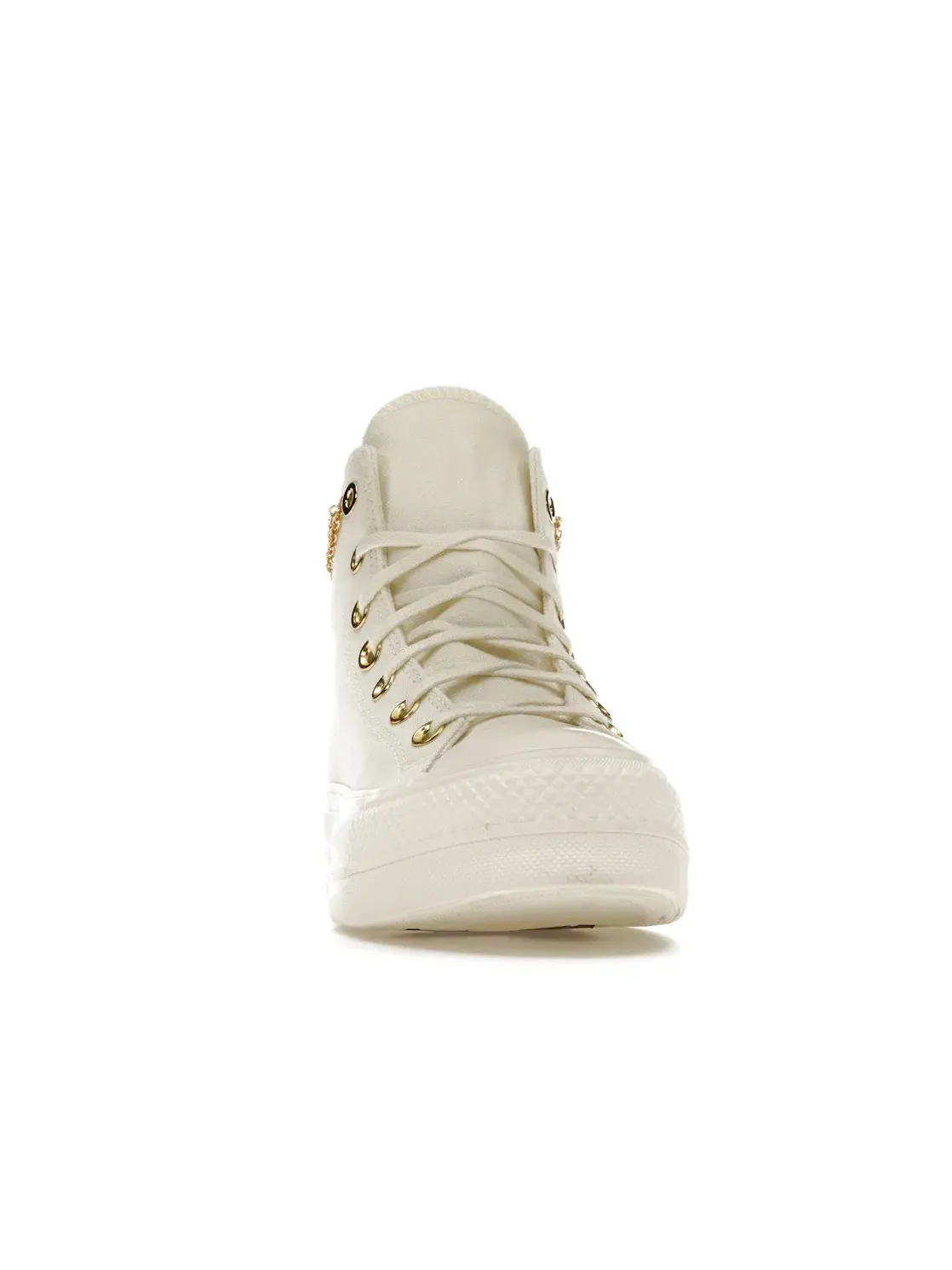 Женский кед на платформе с золотой цепочкой Converse Chuck Taylor All Star Platform — изображение 3 из 5, желтый