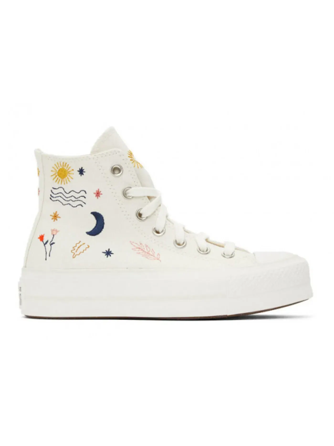 Женские кроссовки с принтом Converse Chuck Taylor All Star Platform It's Okay to Wander — изображение 1 из 2, мульти
