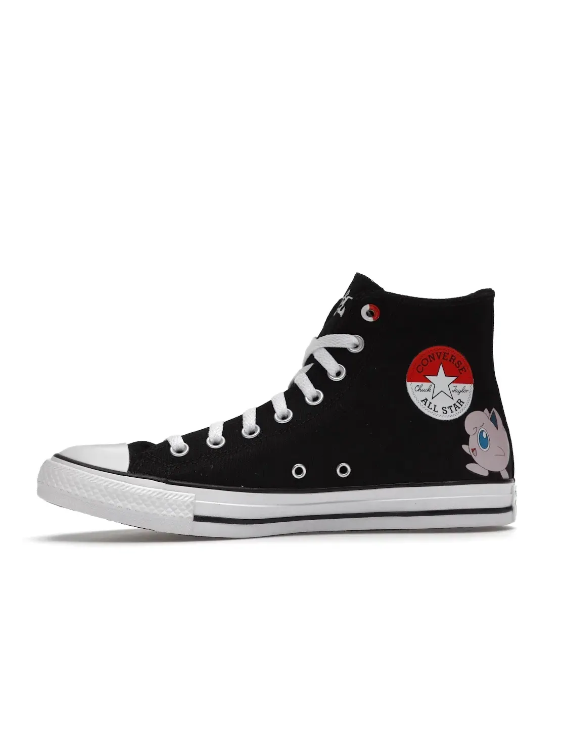 Мужские кеды с принтом Pokemon Converse Chuck Taylor All Star — изображение 4 из 5, черный/белый