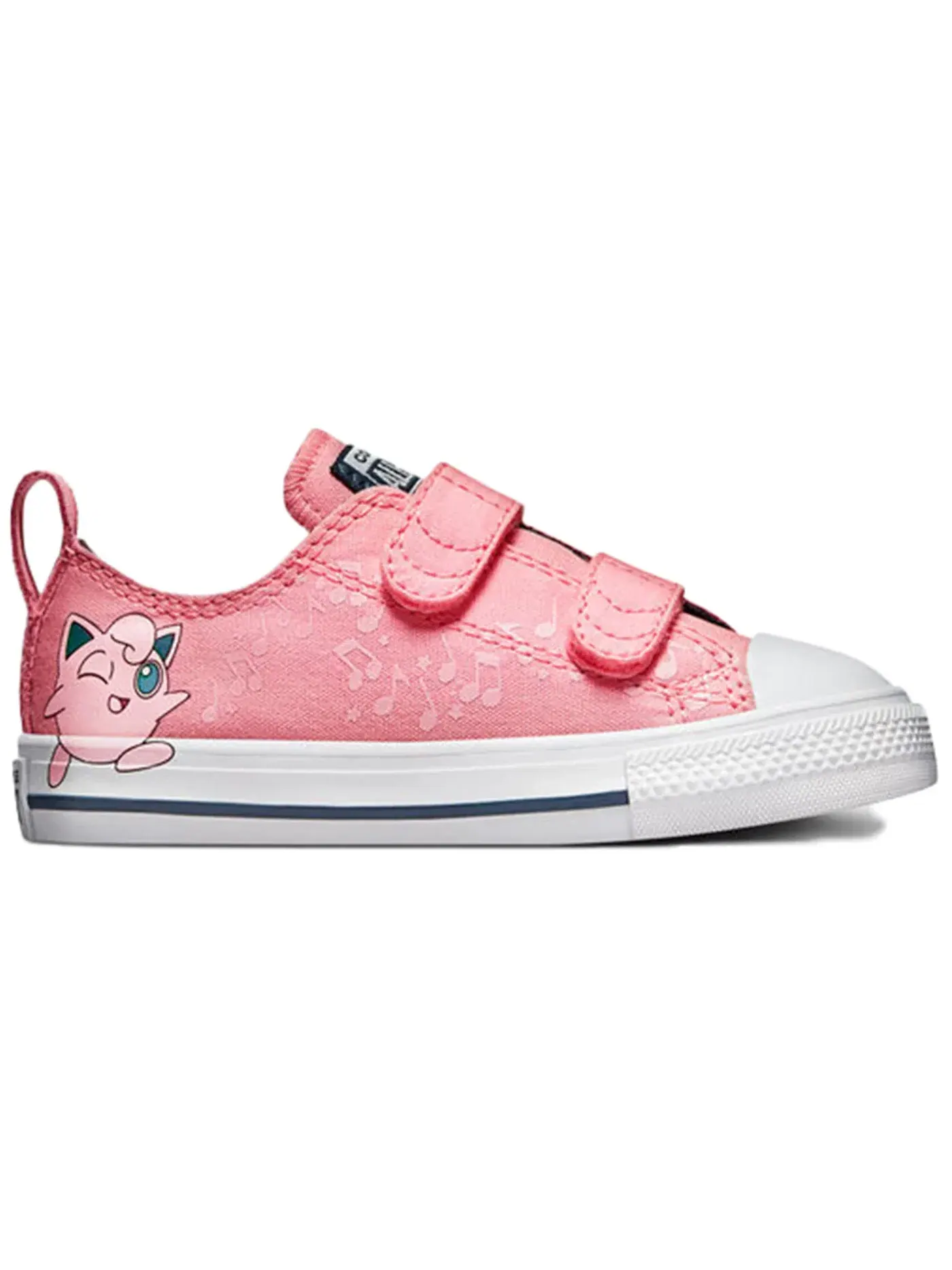 Детские кроссовки с принтом Converse Chuck Taylor All Star — изображение 1 из 2, розовый белый