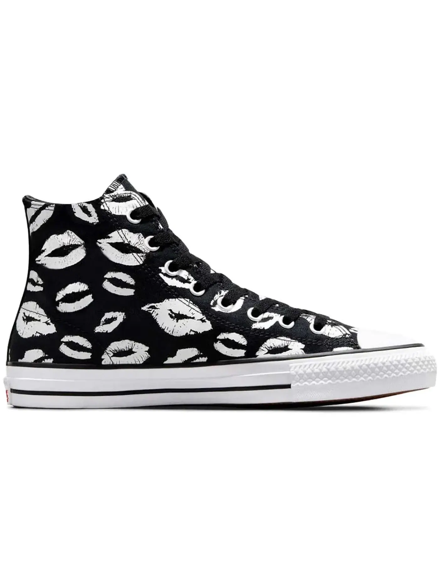 Мужские кеды с принтом Converse Chuck Taylor All Star Pro Hi — изображение 1 из 2, черный/белый/красный