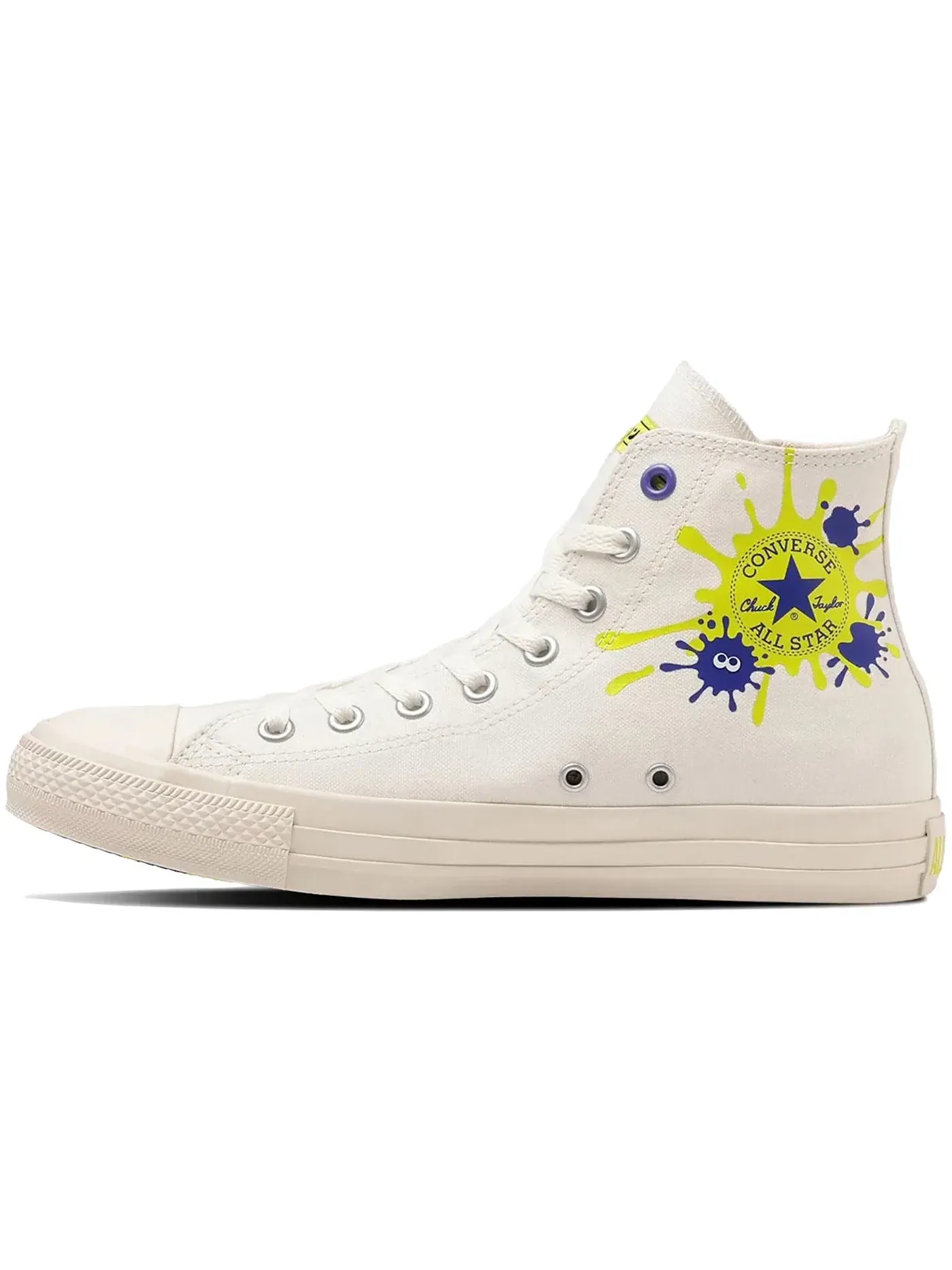 Мужские кеды с принтом Converse Chuck Taylor All Star Zip Hi — изображение 3 из 3, белый