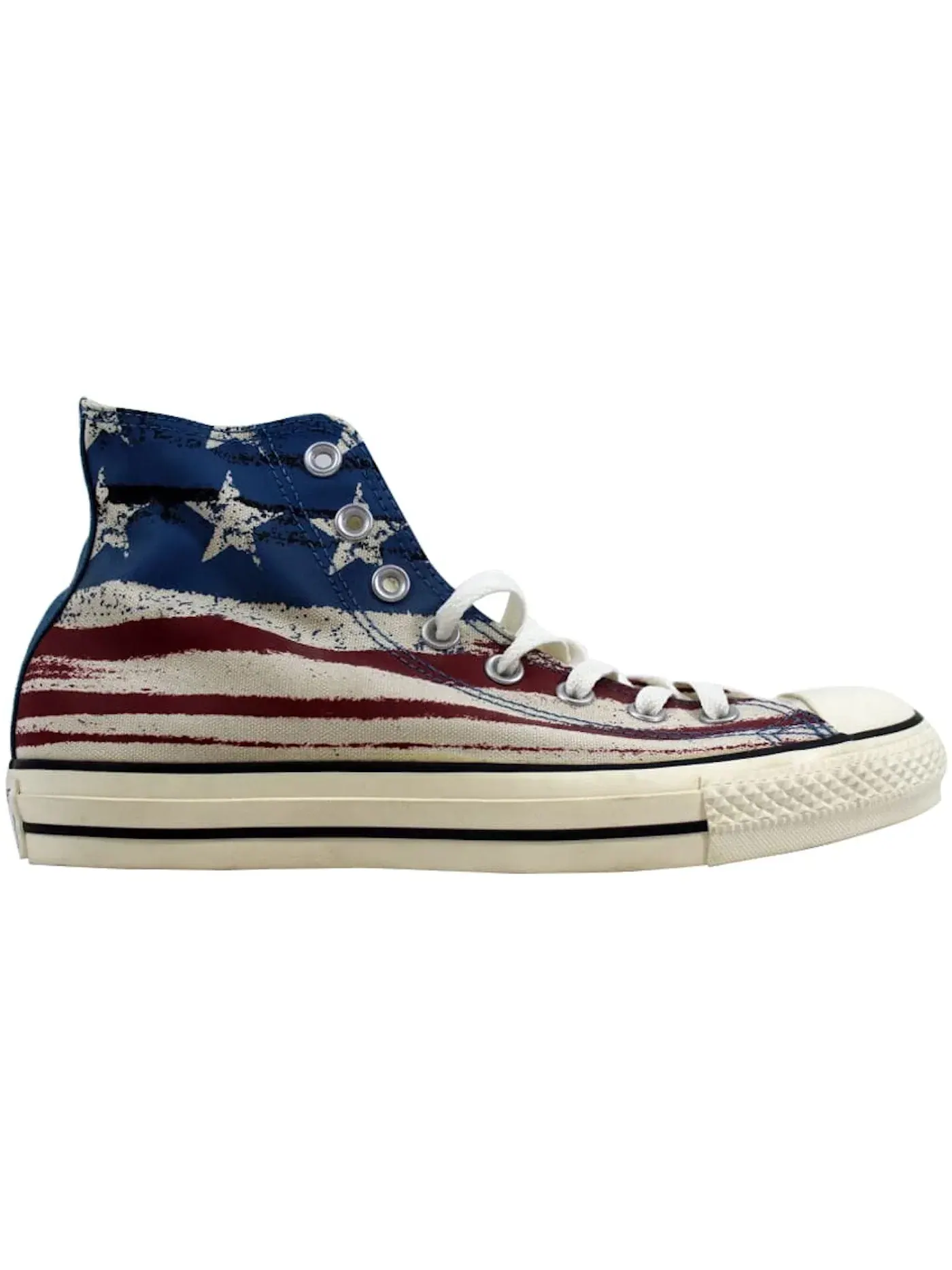 Мужские кроссовки с принтом Converse Chuck Taylor Hi US Flag, Chili Paste — изображение 1 из 2