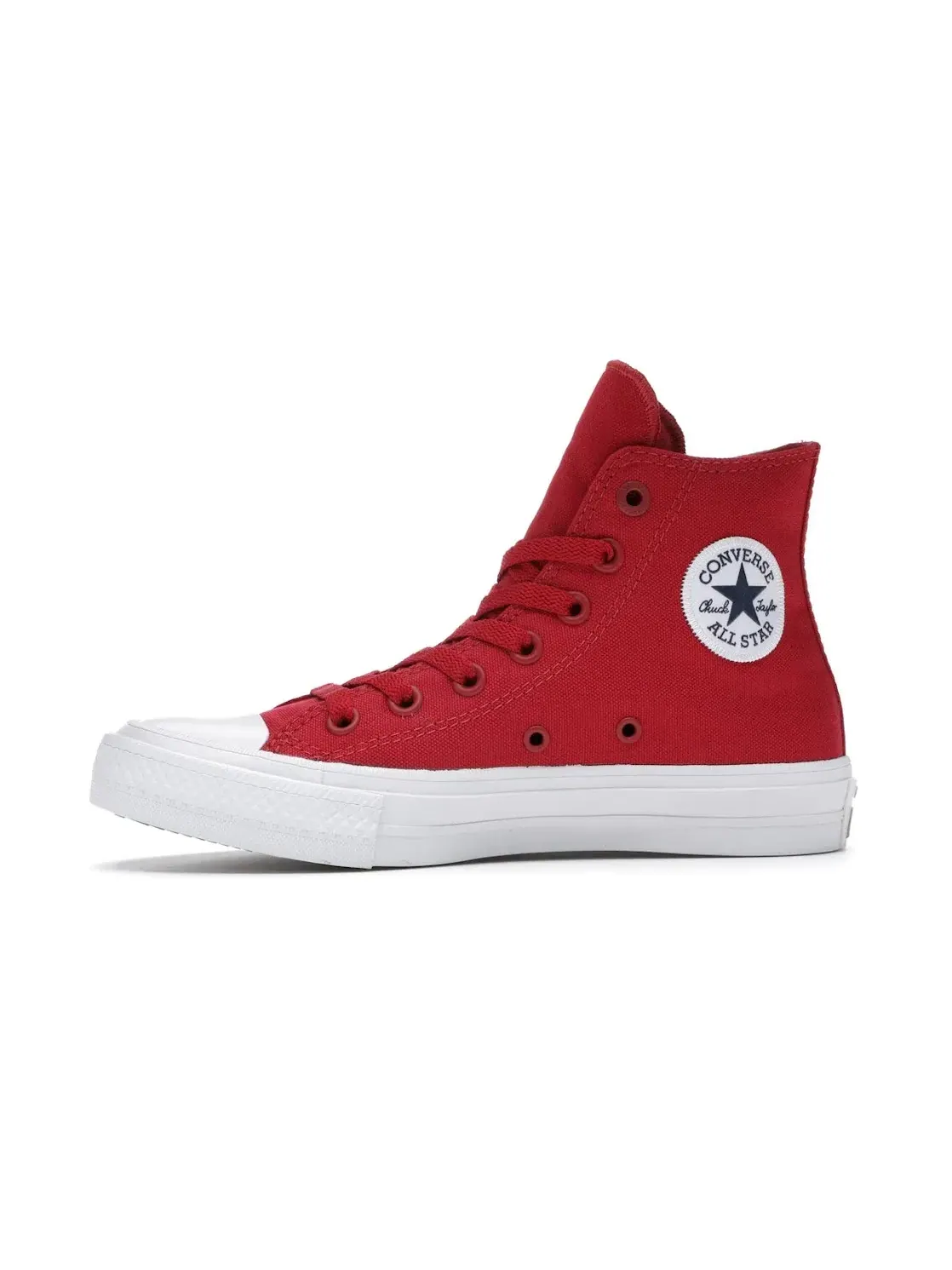 Мужские кеды Lifestyle Converse Chuck Taylor II 2 Hi Salsa — изображение 4 из 5, красный/белый