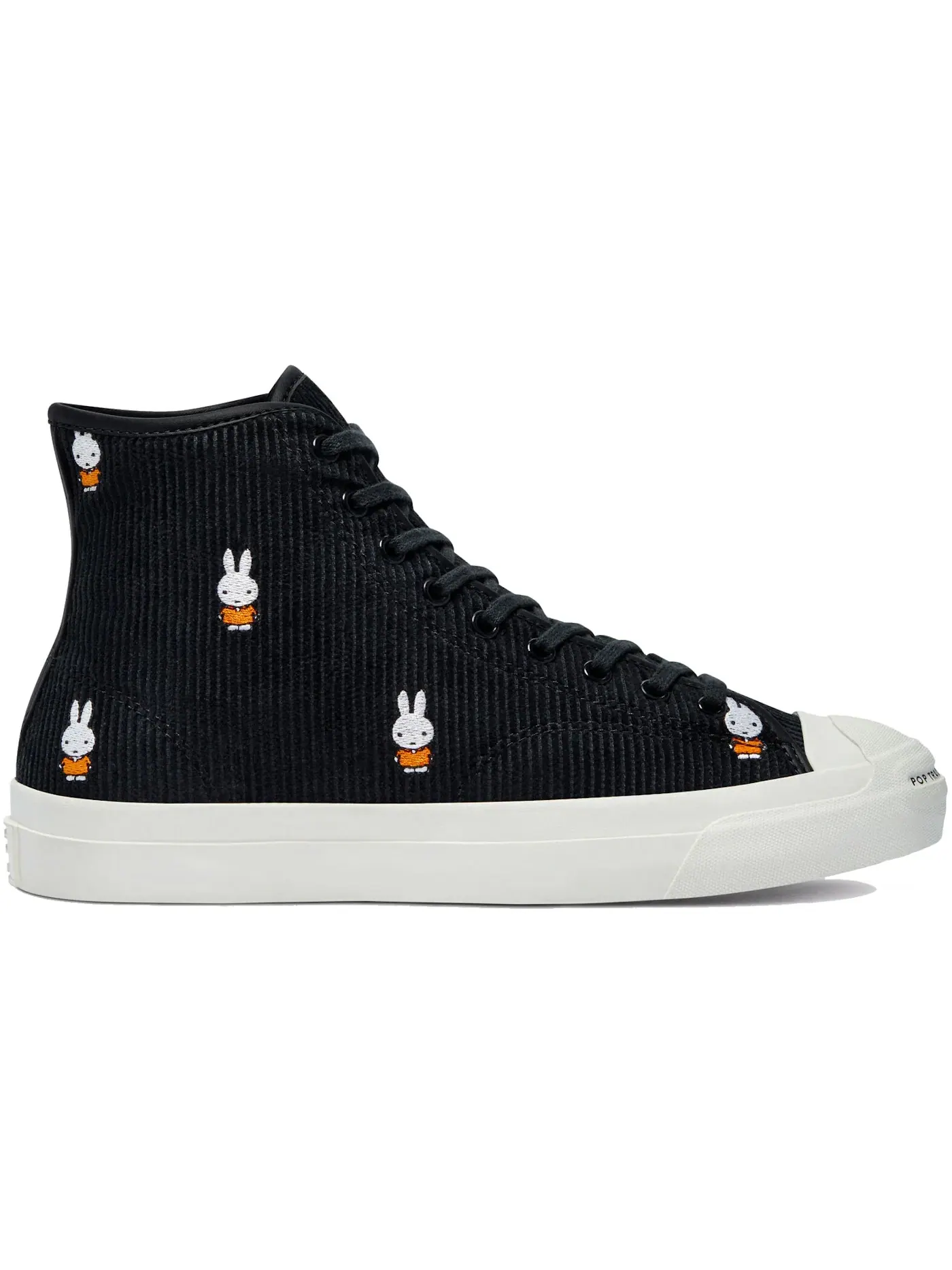 Кеды с вельветом Jack Purcell Pro Mid Converse — изображение 1 из 1, черный/белый