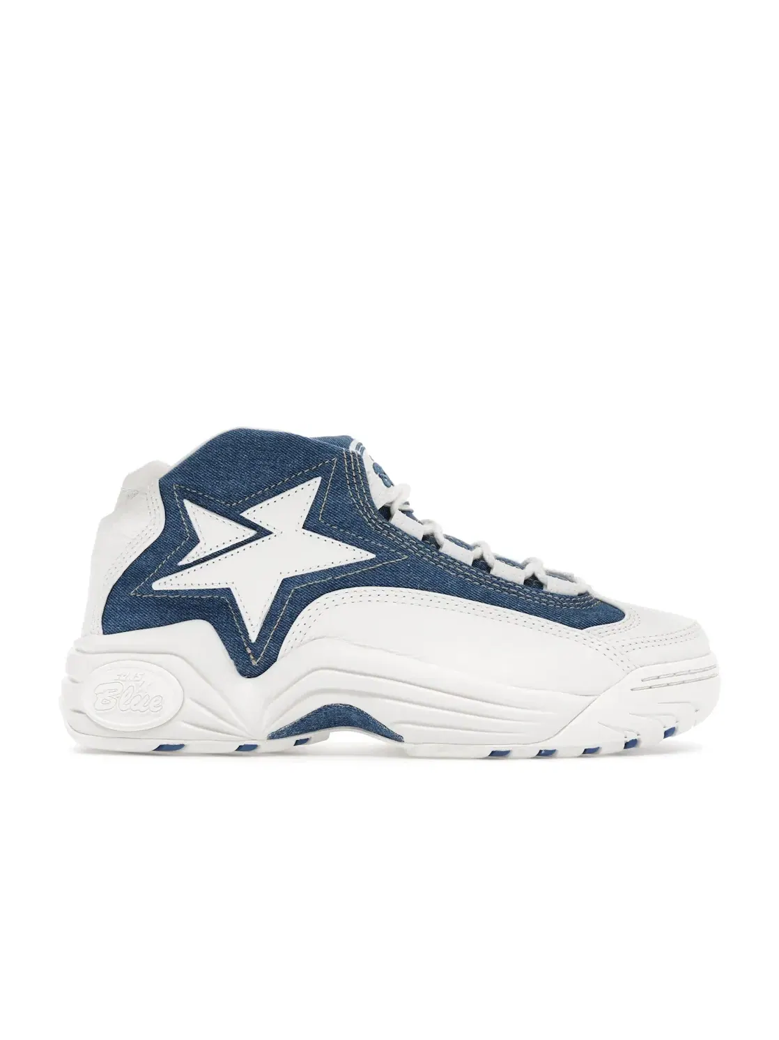 Мужские кроссовки джинсовые Converse CONS Mid Kentucky Denim — изображение 1 из 4, синий/винтажный белый