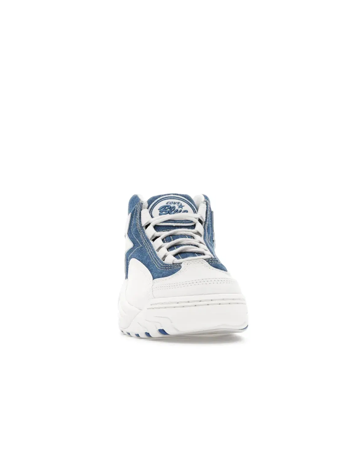 Мужские кроссовки джинсовые Converse CONS Mid Kentucky Denim — изображение 2 из 4, синий/винтажный белый