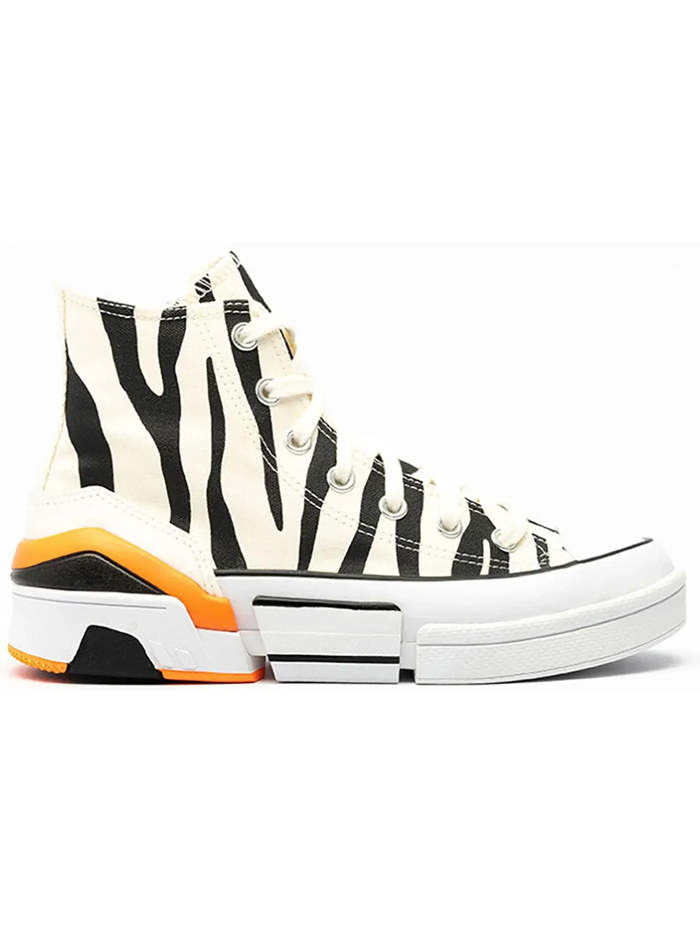Женские кроссовки с зебровым принтом Converse CPX70 — изображение 1 из 1, черный-оранжевый
