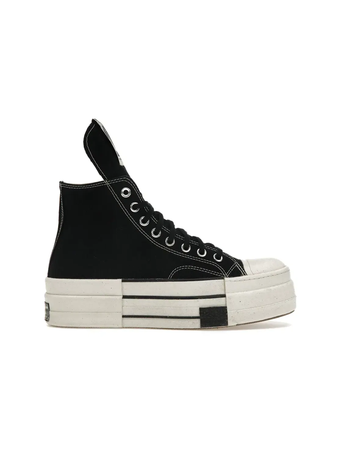 Мужские кроссовки с удлиненным языком Converse DRKSHDW Chuck Taylor All Star DBL DRKSTAR Hi Rick Owens — изображение 1 из 5