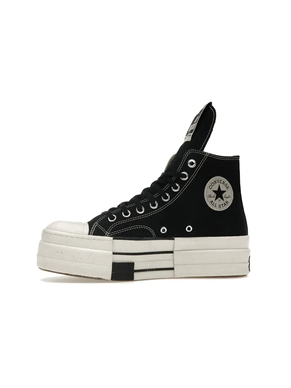 Мужские кроссовки с удлиненным языком Converse DRKSHDW Chuck Taylor All Star DBL DRKSTAR Hi Rick Owens — изображение 4 из 5