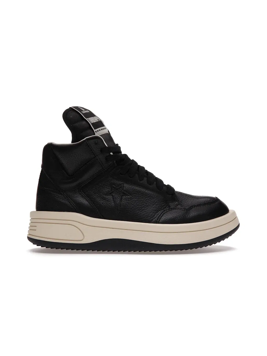 Унисекс кроссовки высокие с водонепроницаемым верхом Converse TURBOWPN Mid — изображение 1 из 4, черный/черный/кремовый