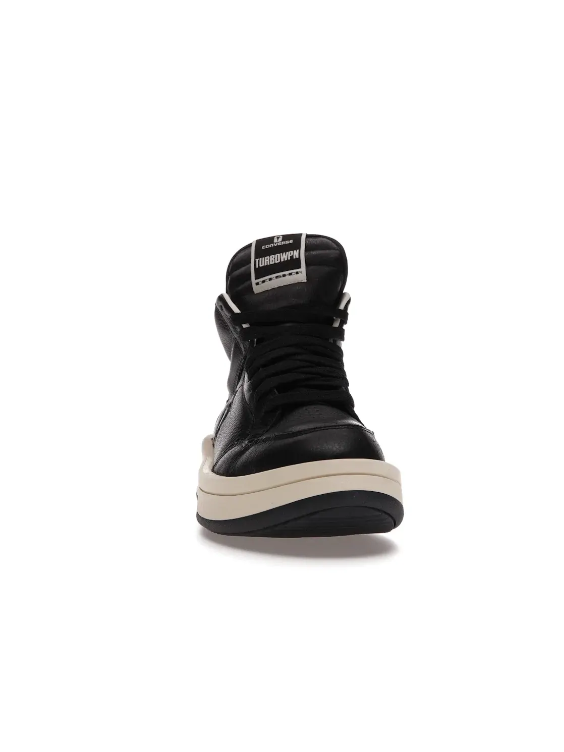 Унисекс кроссовки высокие с водонепроницаемым верхом Converse TURBOWPN Mid — изображение 2 из 4, черный/черный/кремовый