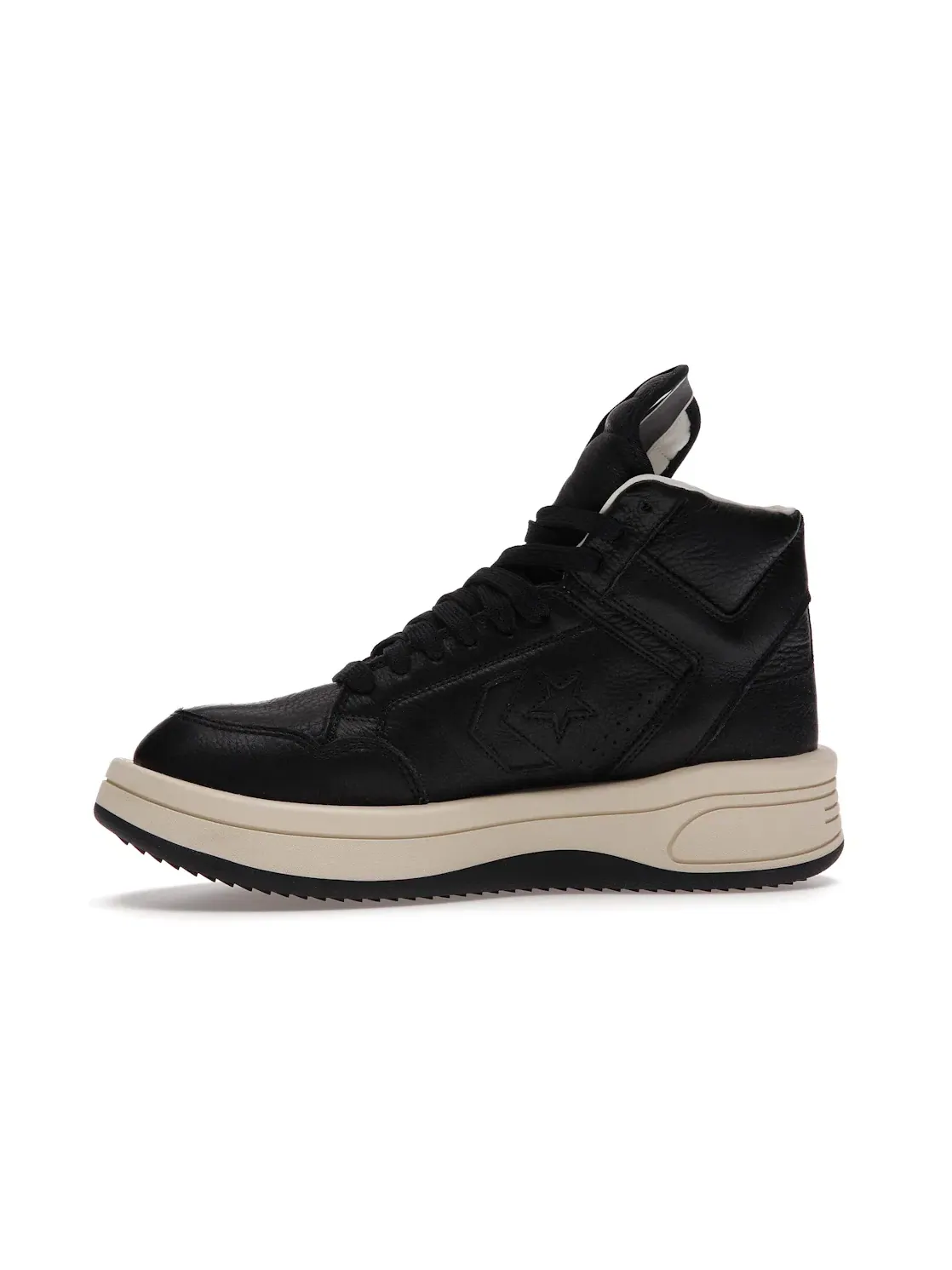 Унисекс кроссовки высокие с водонепроницаемым верхом Converse TURBOWPN Mid — изображение 3 из 4, черный/черный/кремовый