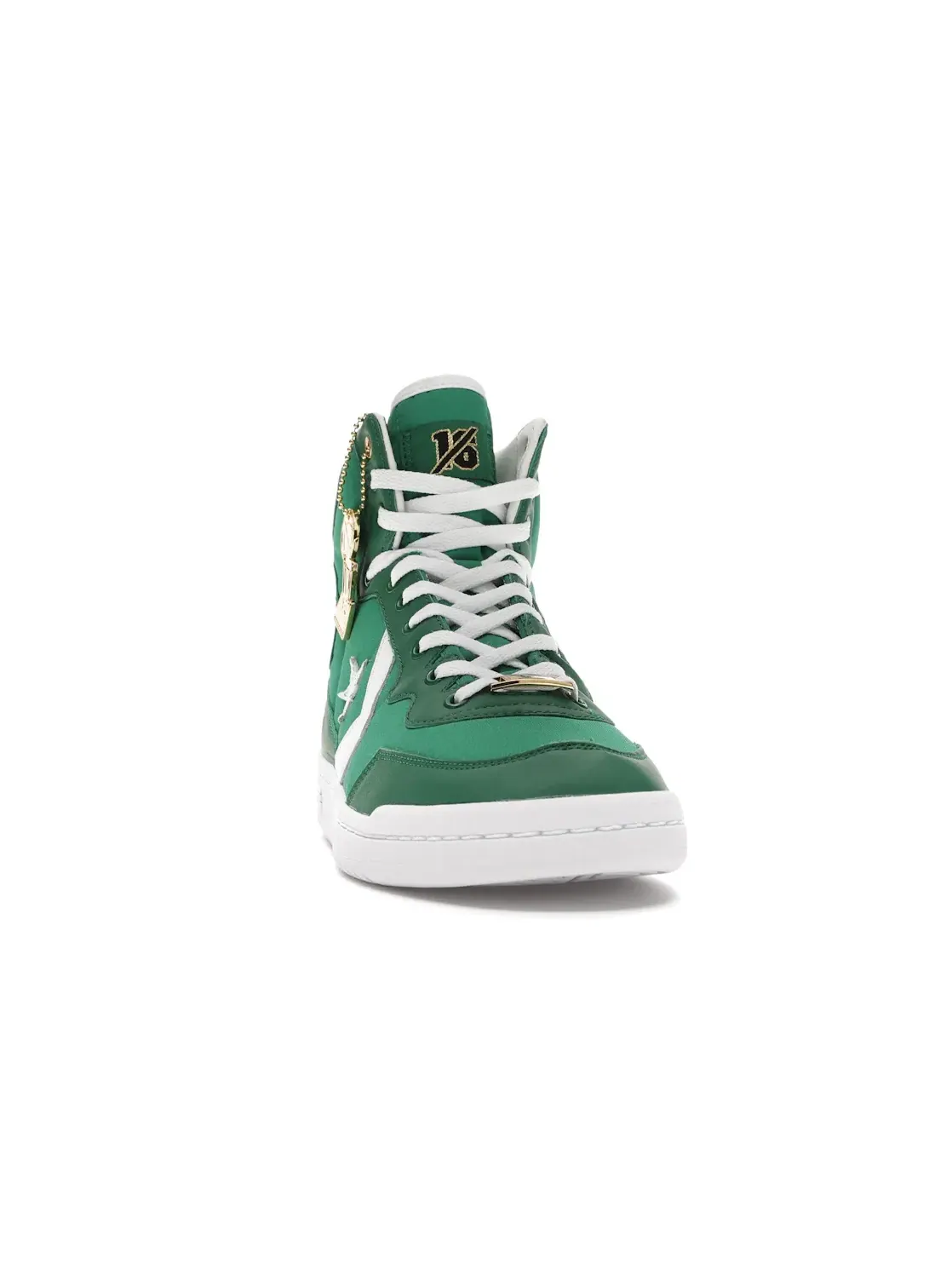 Мужские кроссовки высокие с принтом Converse Fast Break Hi — изображение 2 из 4, зеленый/белый