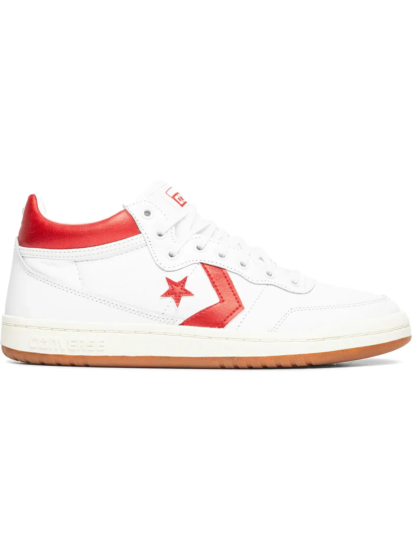 Мужские кроссовки Lifestyle Converse Fastbreak Pro Leather Mid — изображение 1 из 1, белый/красный