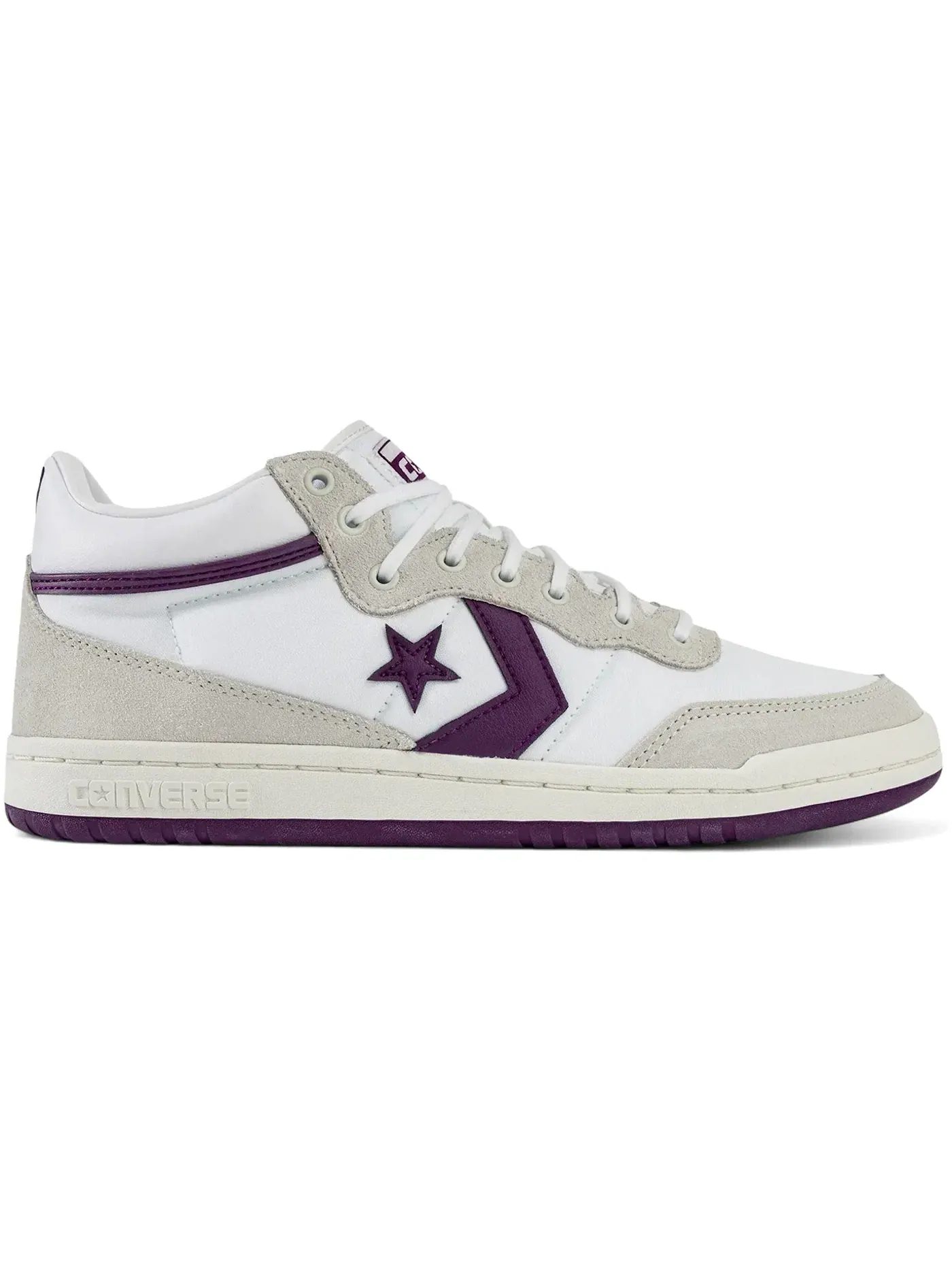 Мужские кроссовки с высоким верхом Converse Fastbreak Pro Mid — изображение 1 из 1, белый/серый/фиолетовый