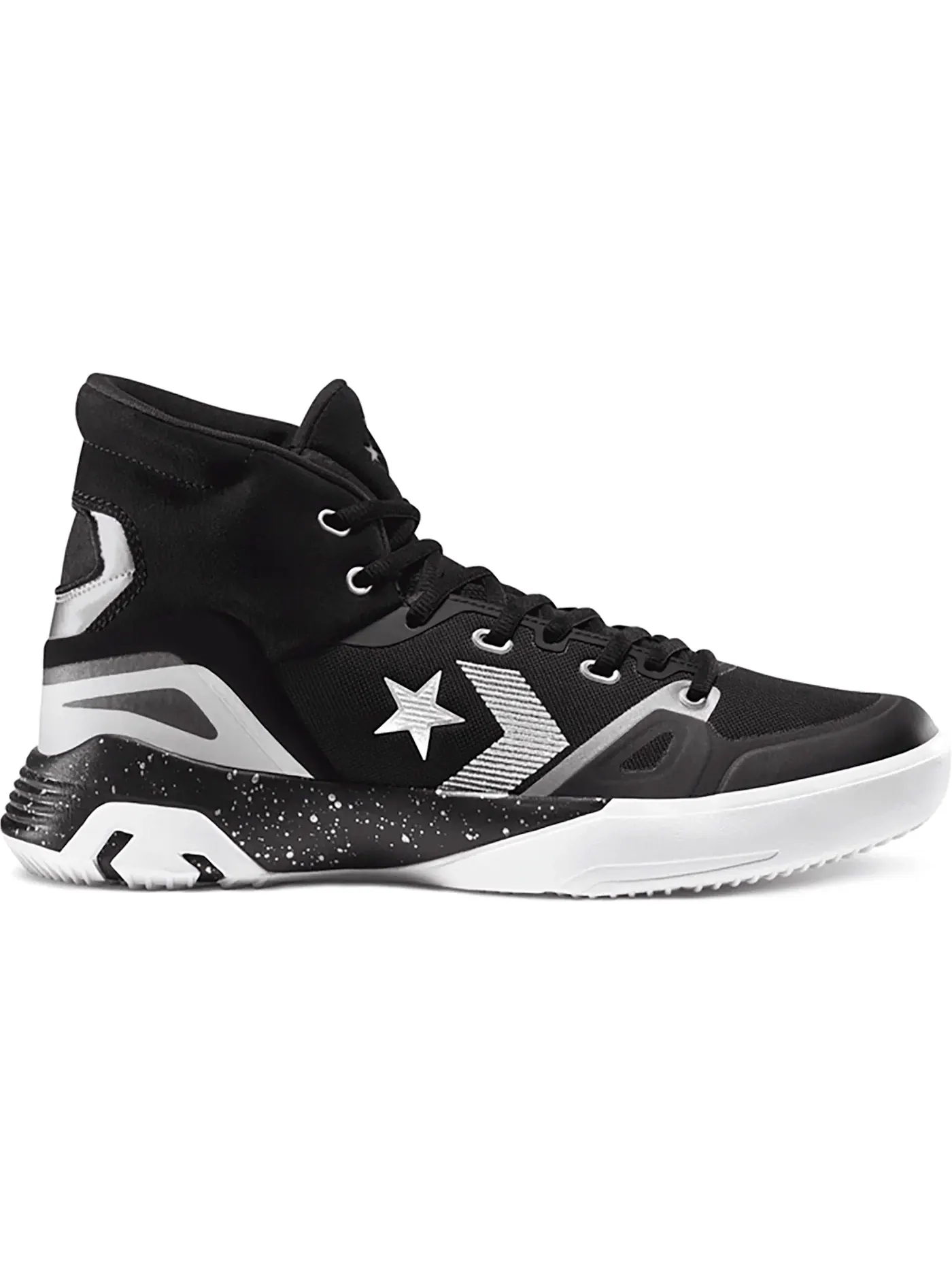 Мужские кроссовки для баскетбола Converse G4 Converse — изображение 1 из 1, черный/серебристый-белый