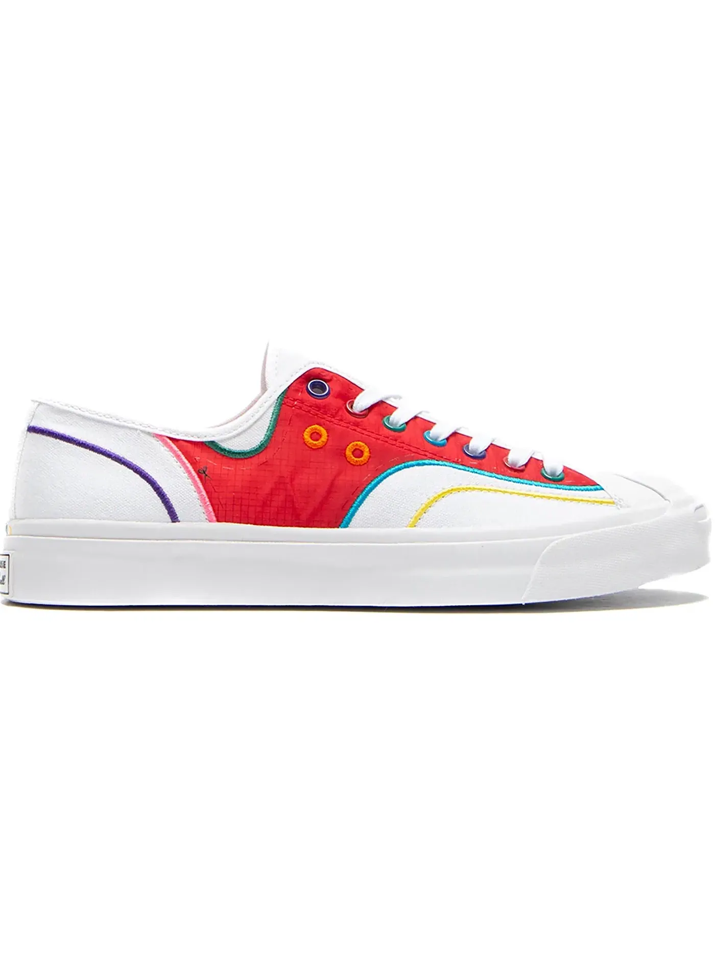 Мужские кроссовки Lifestyle Converse Jack Purcell — изображение 1 из 1, белый/мульти