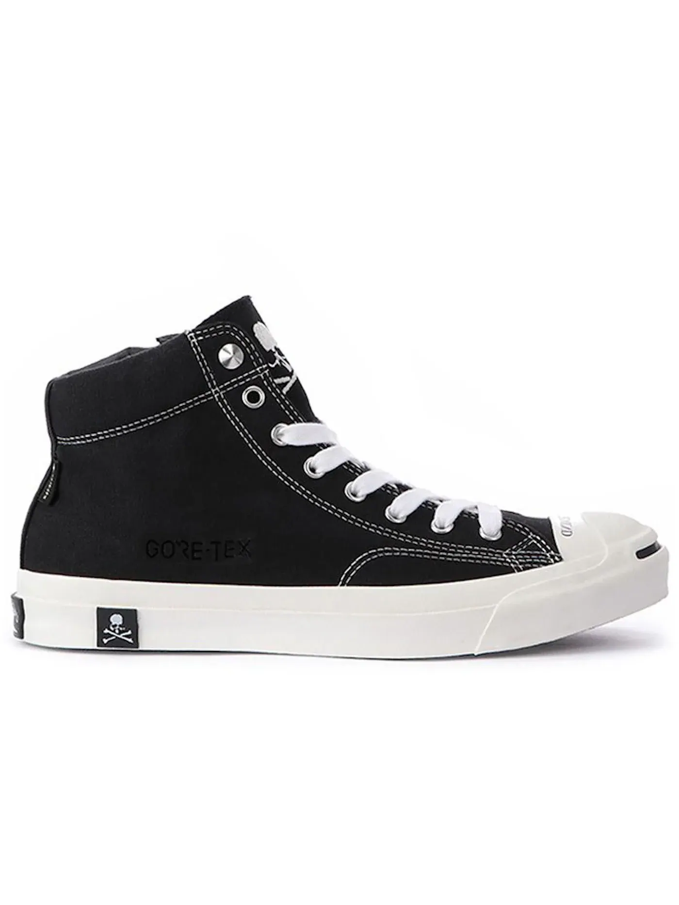 Мужские кроссовки Lifestyle Jack Purcell Mid Converse — изображение 1 из 2, черный/белый