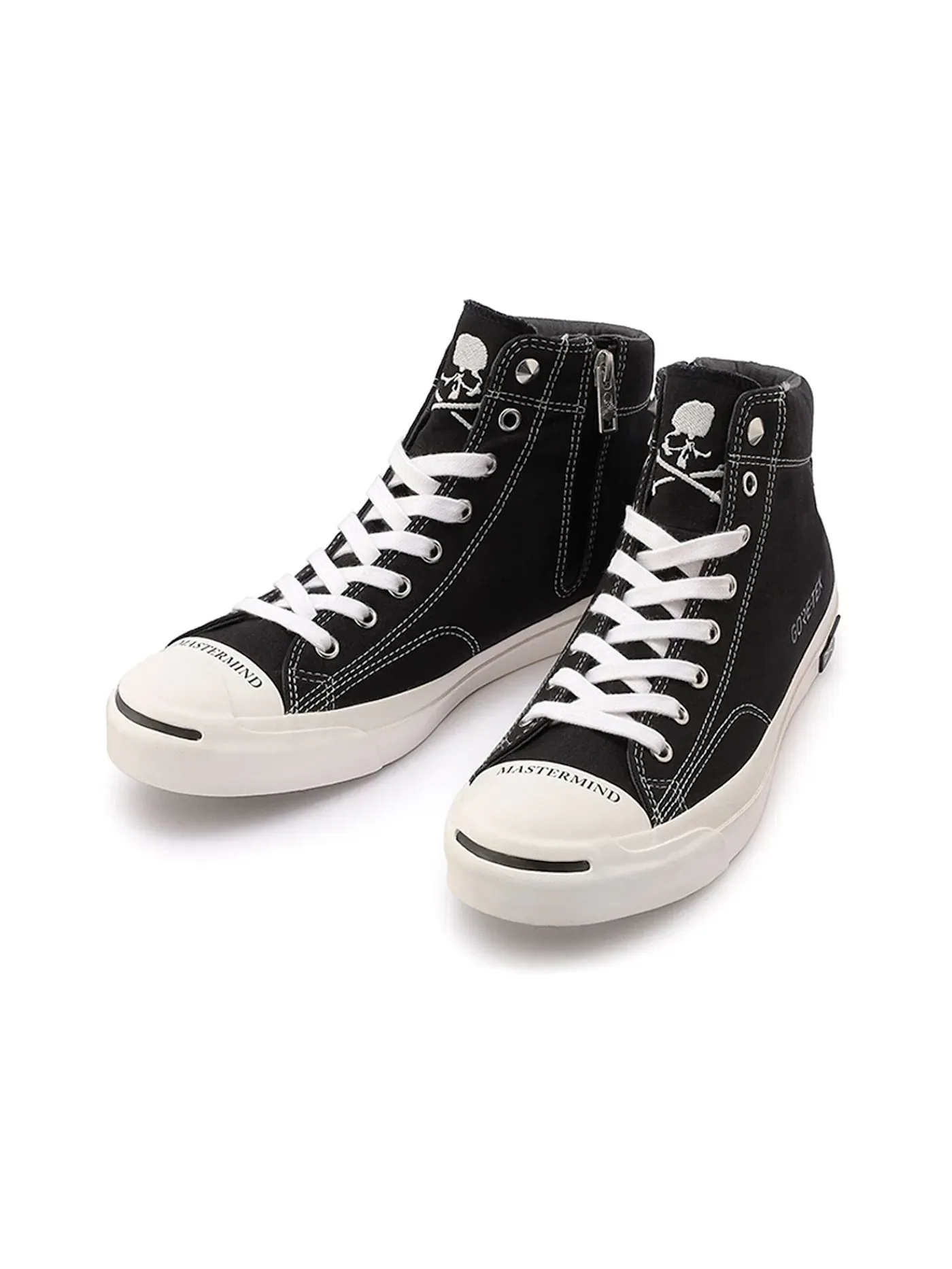Мужские кроссовки Lifestyle Jack Purcell Mid Converse — изображение 2 из 2, черный/белый