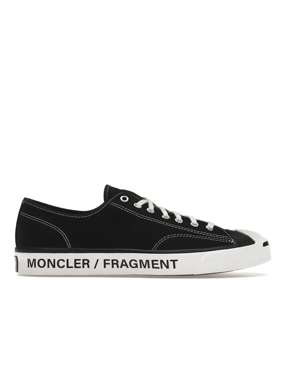Унисекс-кроссовки Lifestyle Converse Jack Purcell Moncler Fragment — изображение 1 из 4, черный/черный/белый