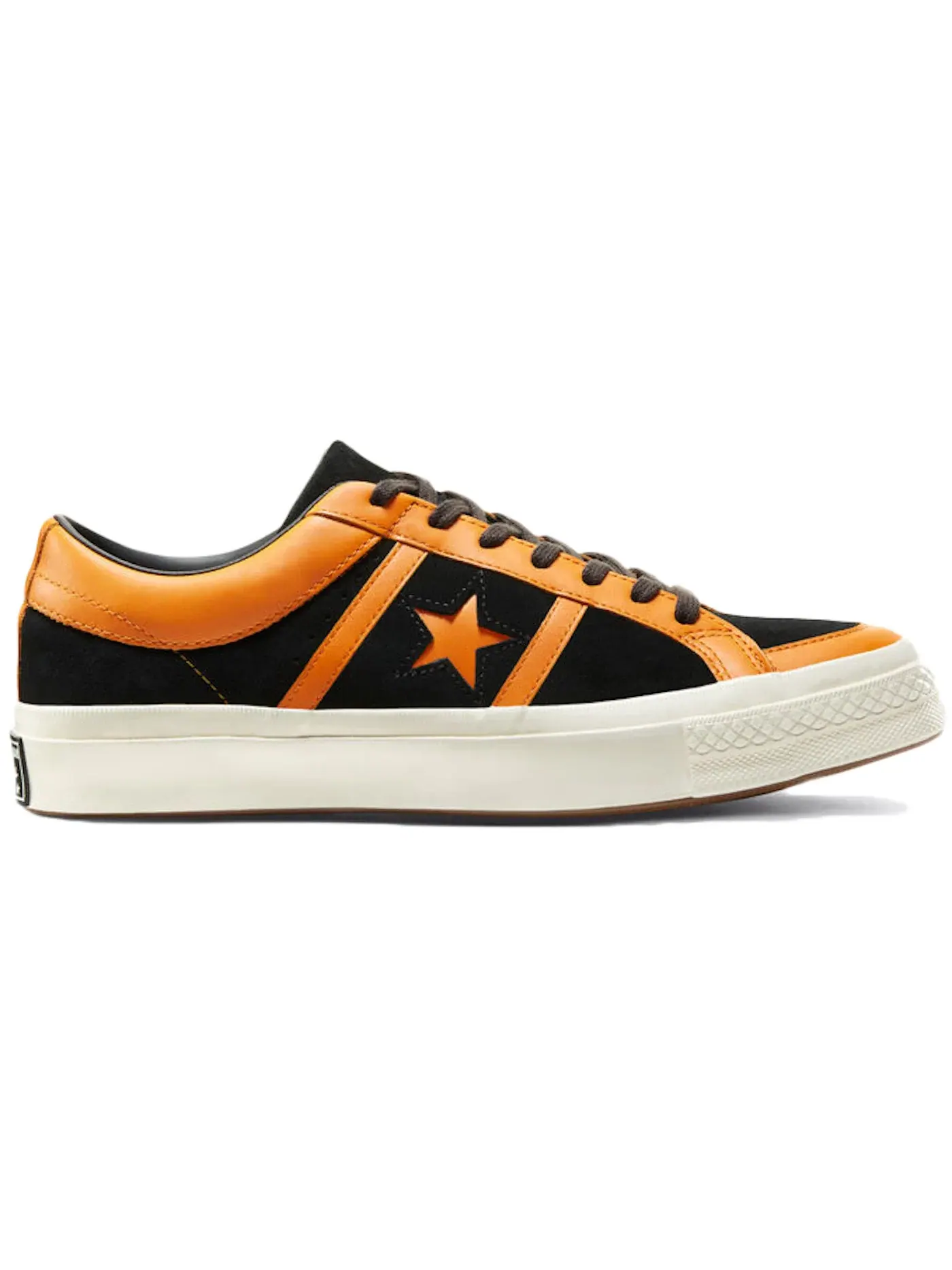 Мужские кеды на низком профиле Converse One Star Academy Low — изображение 1 из 1, черный/оранжевый