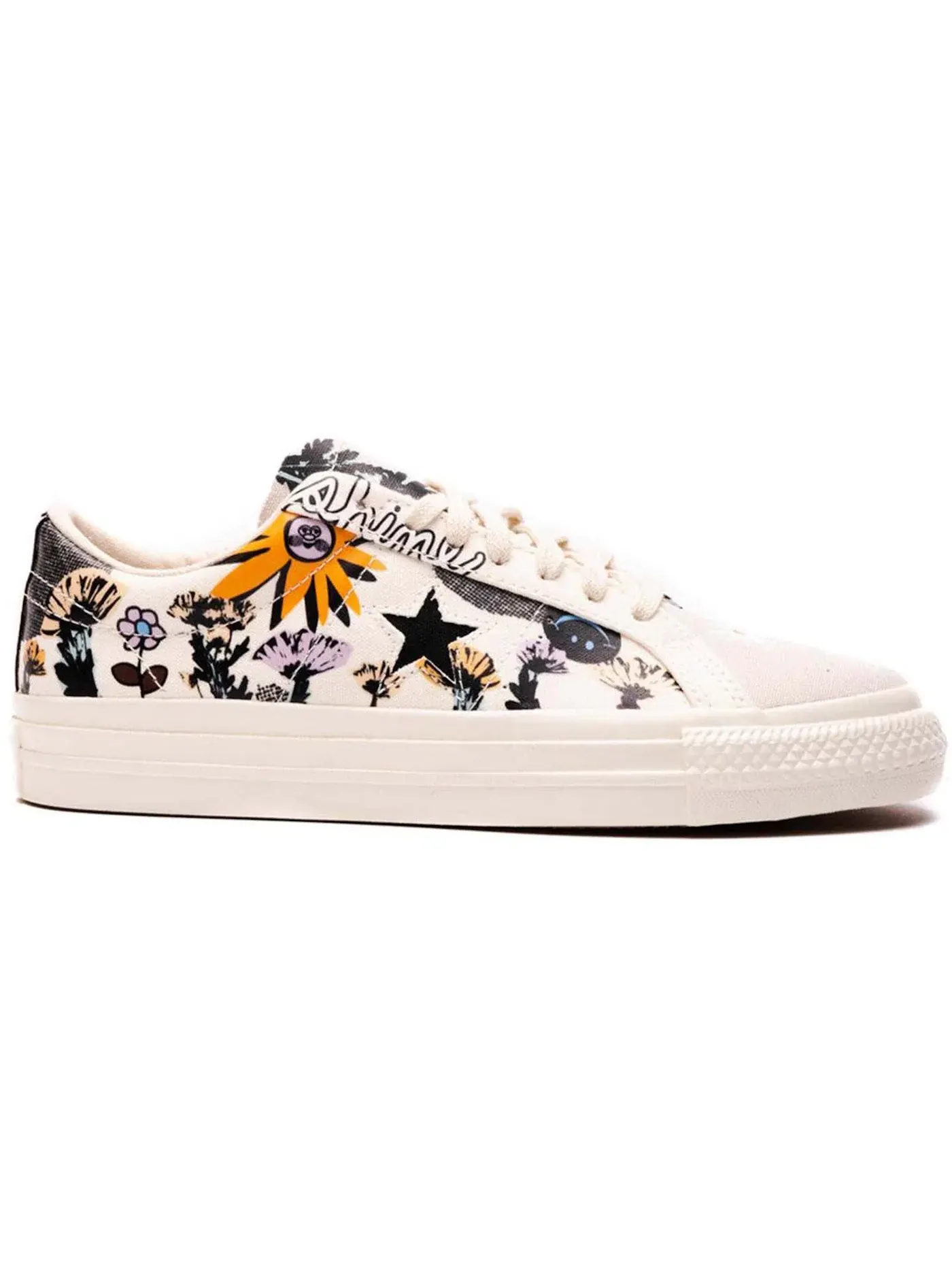 Унисекс кеды с цветочным принтом Converse One Star — изображение 1 из 1, мульти черный