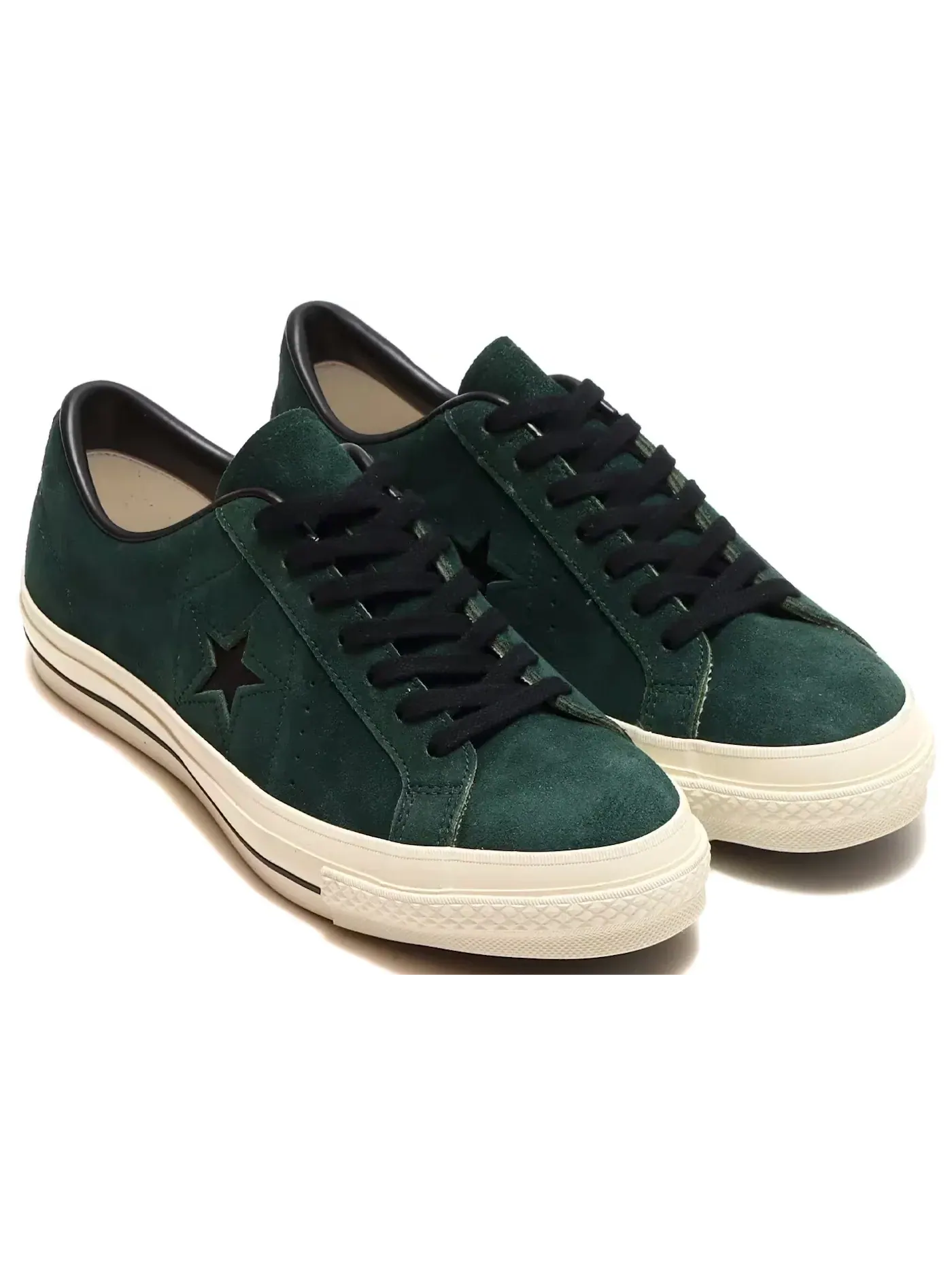 Мужские кеды из замши с моделью One Star Converse — изображение 2 из 4, белый