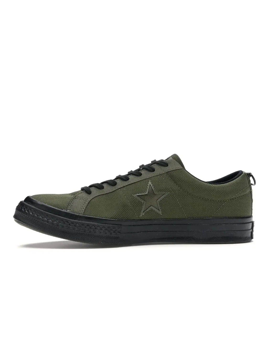 Мужские кроссовки для повседневной носки Converse One Star — изображение 3 из 4, оливковый-черный