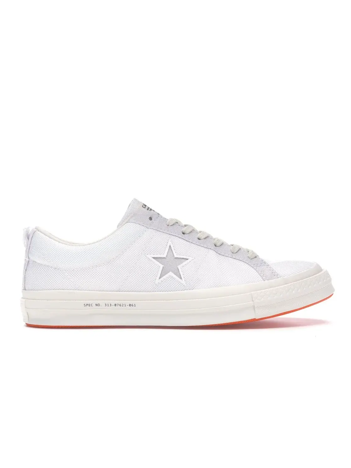 Мужские кроссовки Lifestyle Converse One Star Converse — изображение 1 из 4, белый/белый-оранжевый